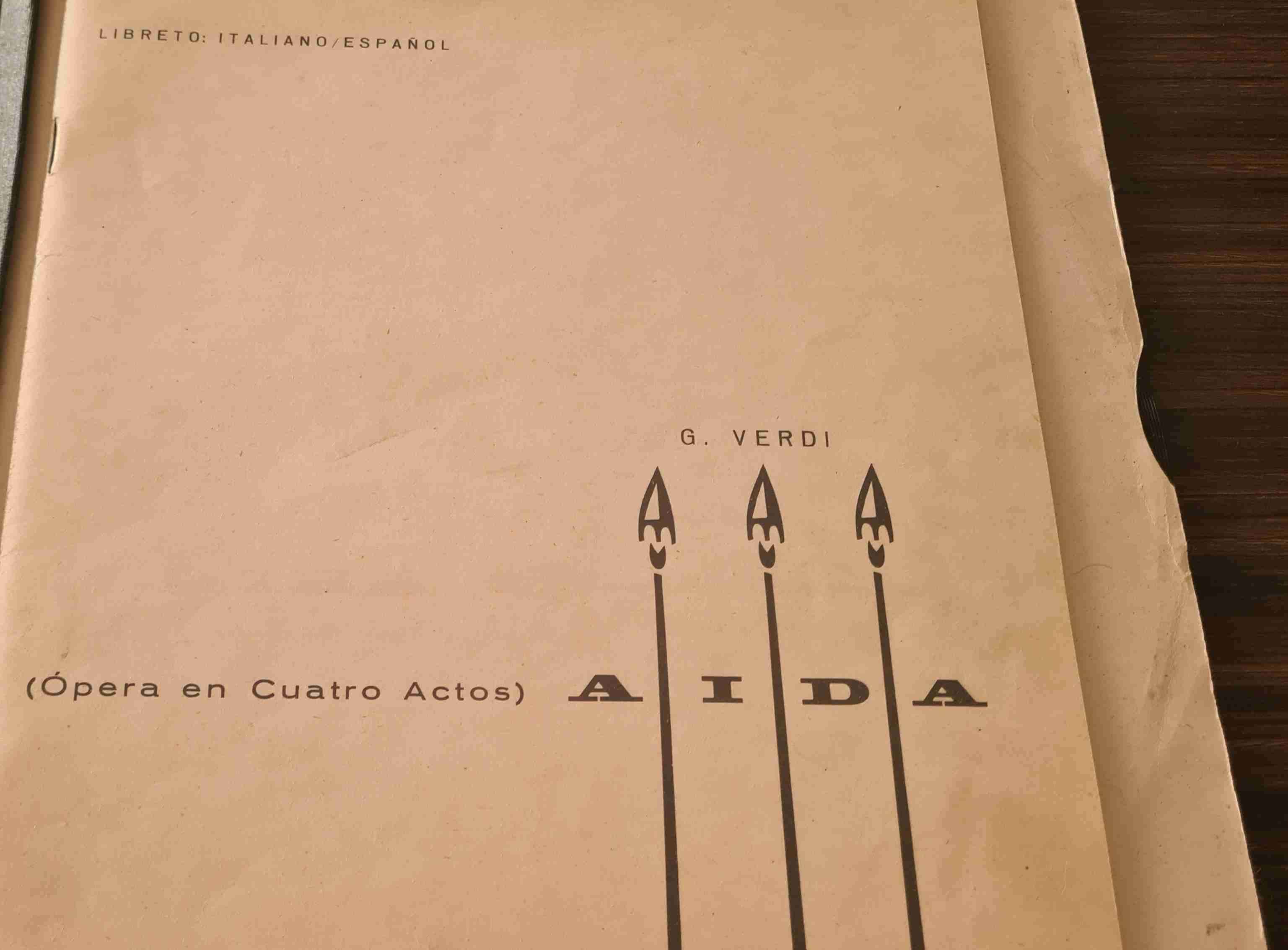 Disco vinilo ópera Aida Verdi - miniatura 4