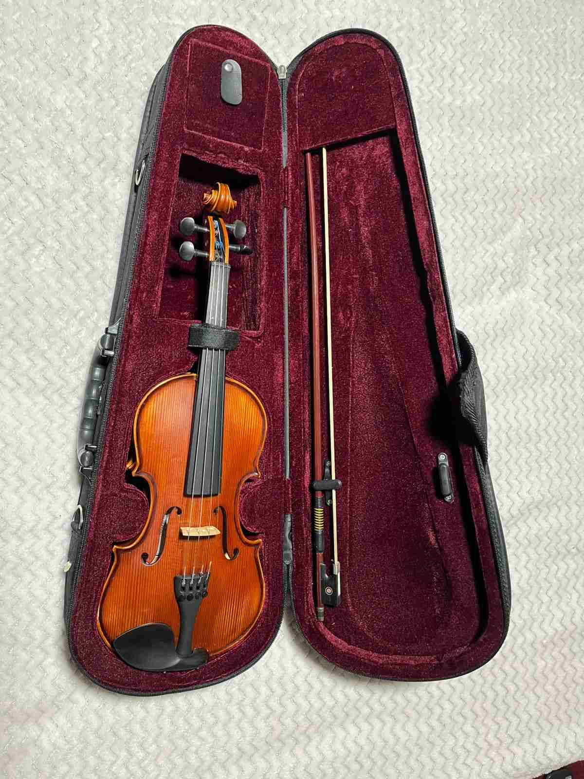 Violín con estuche y arco 1/4 niños - miniatura 1