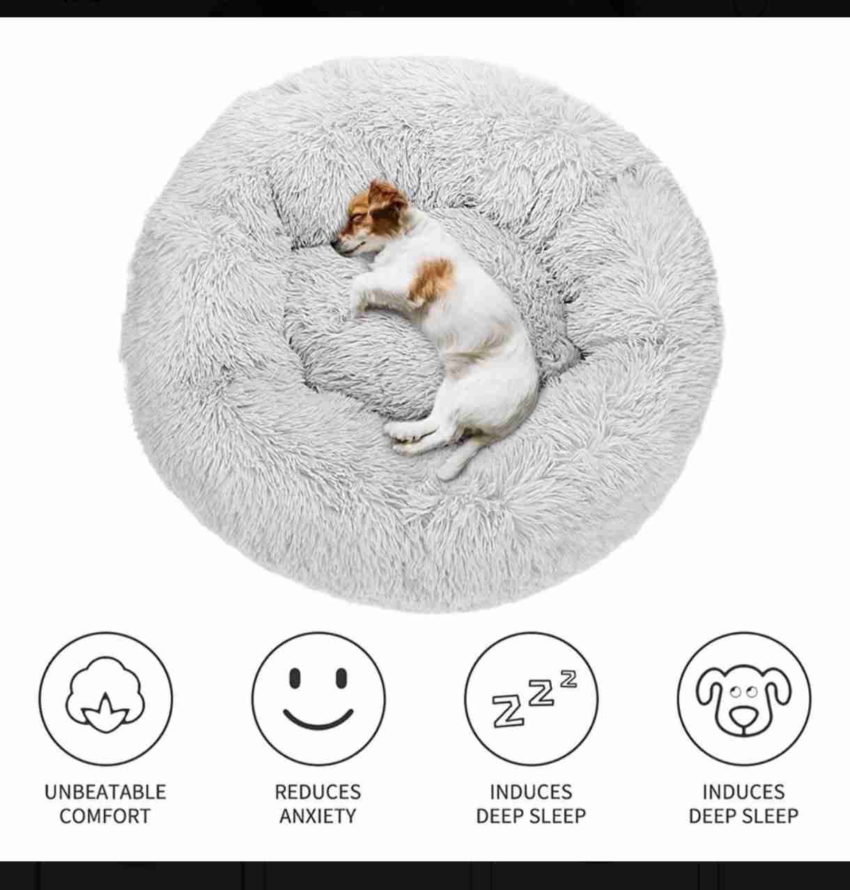 Cama para mascotas gris - miniatura 3