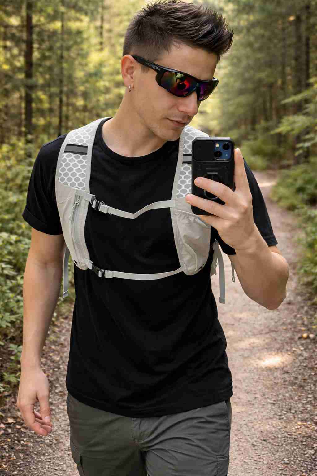 Mochila  hidratación  bicicleta trail running - miniatura 2