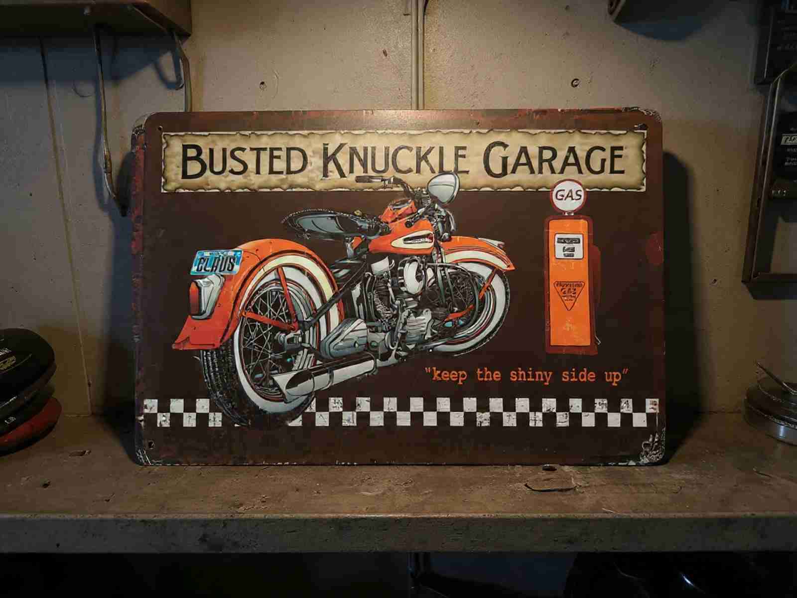 Placas metálicas retro decorativas - miniatura 5