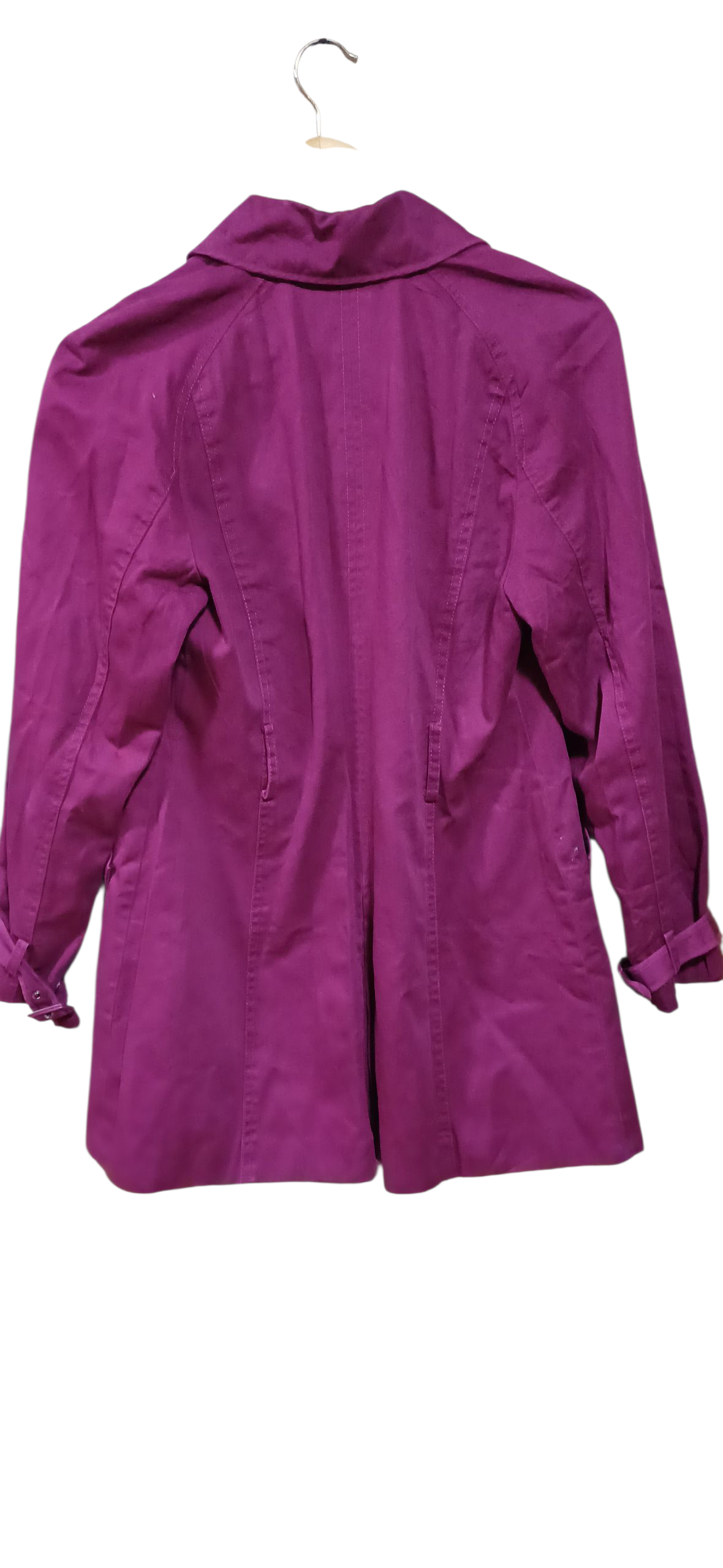 Trench magenta de mujer - miniatura 2