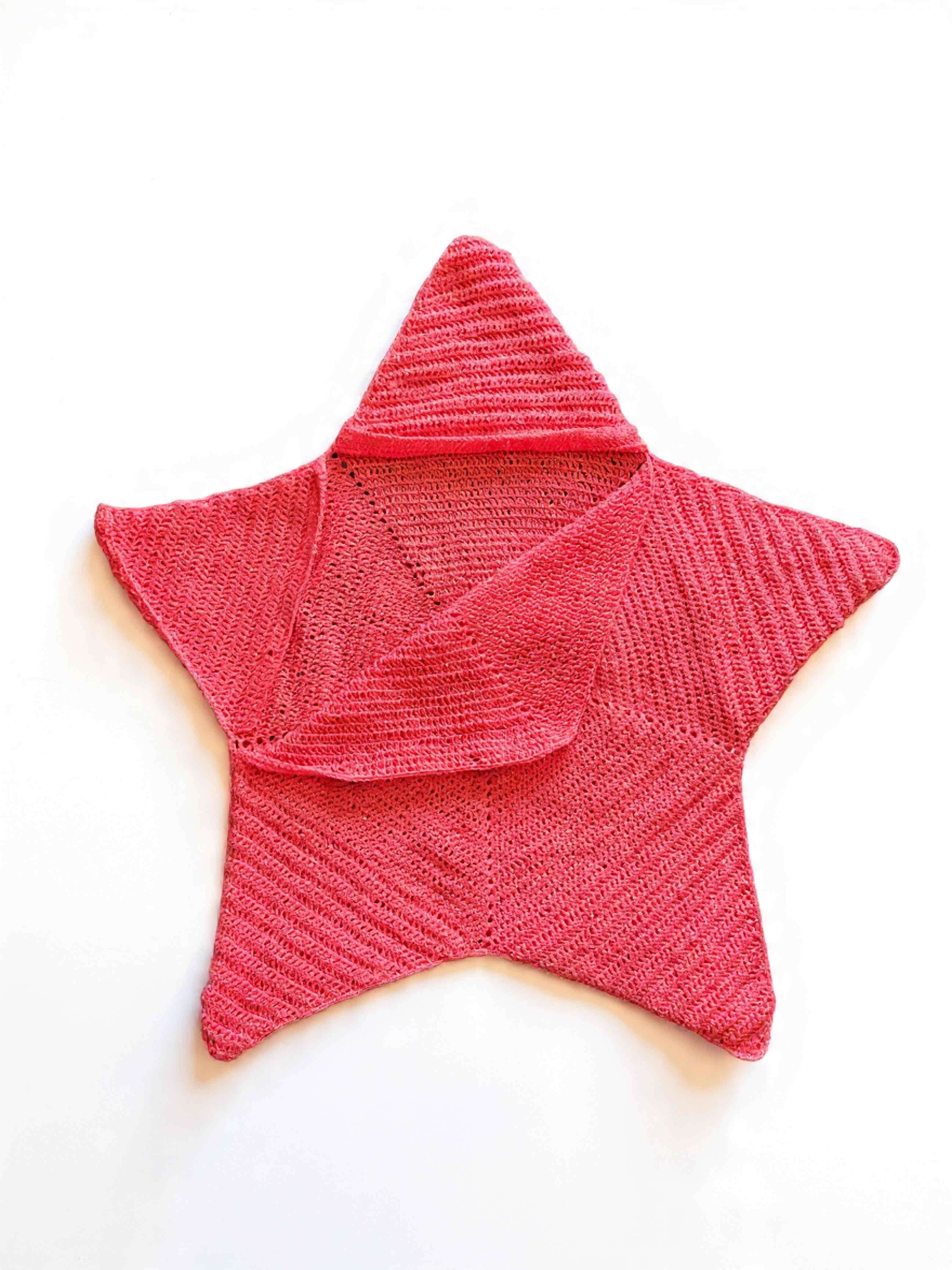 Saco estrella bebé a crochet - miniatura 2