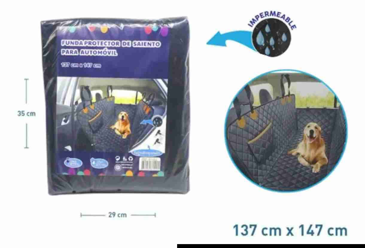 Cubierta impermeable para asiento trasero - miniatura 2