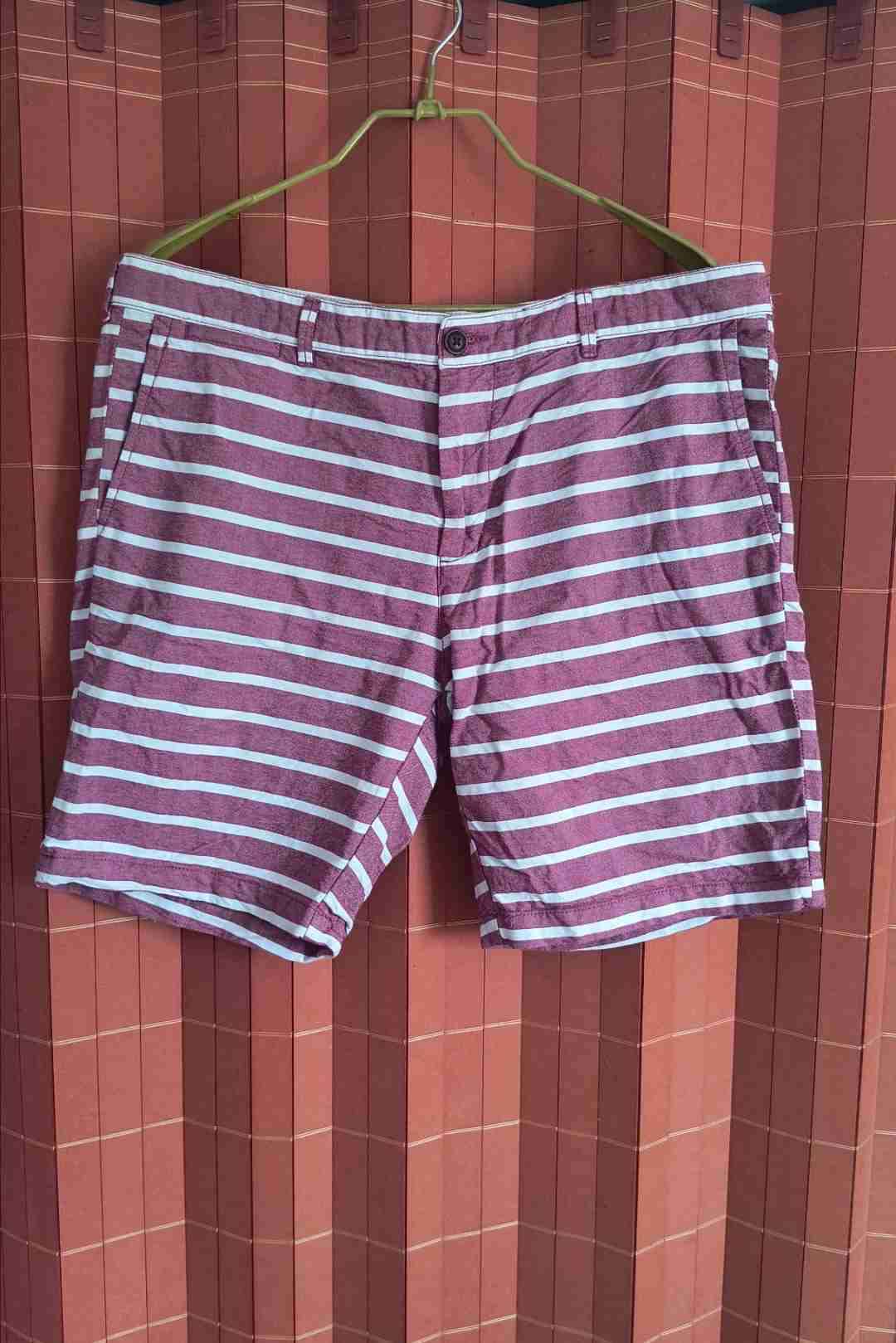 Shorts a rayas 100% algodón - miniatura 1