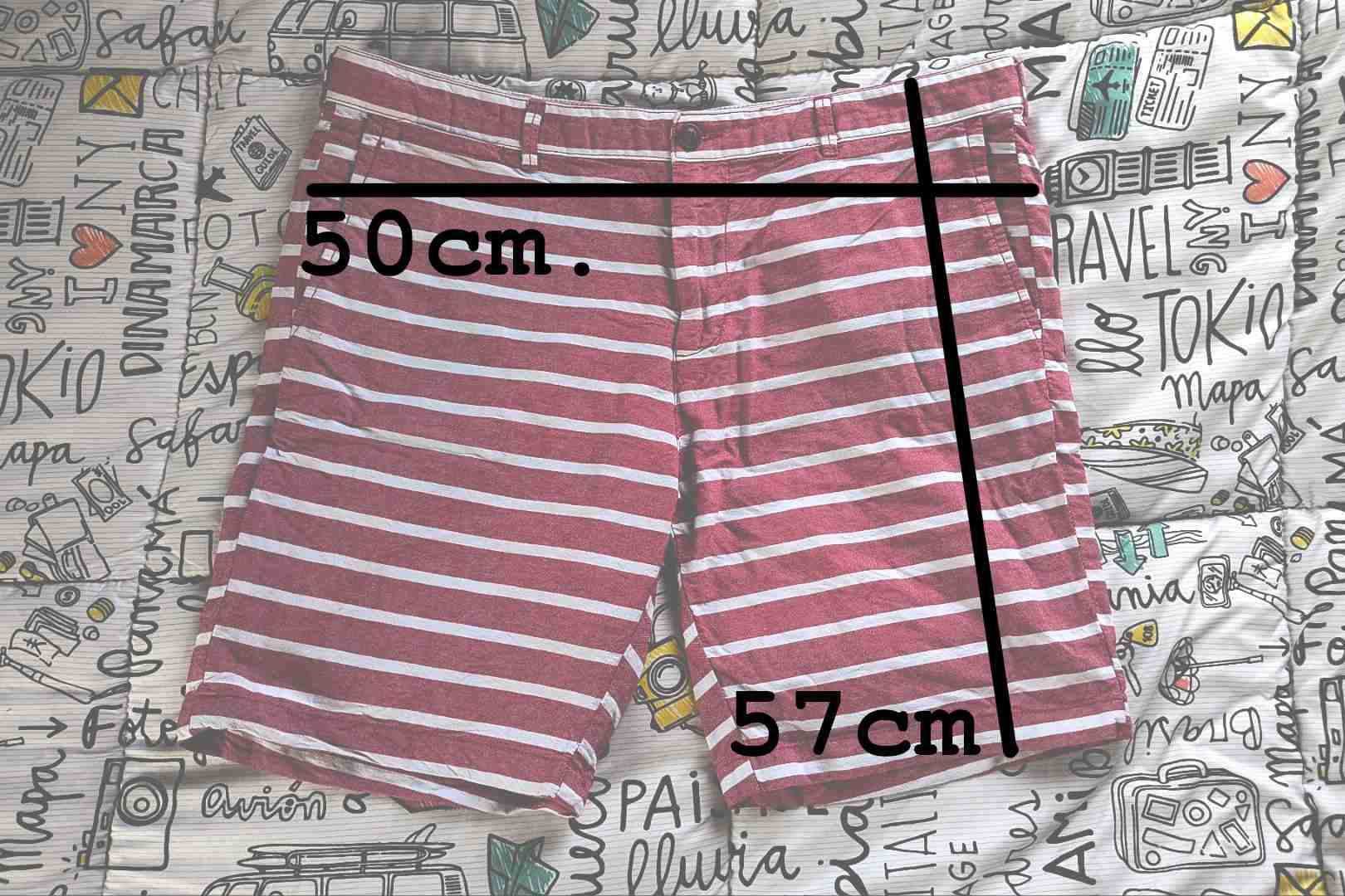 Shorts a rayas 100% algodón - miniatura 6