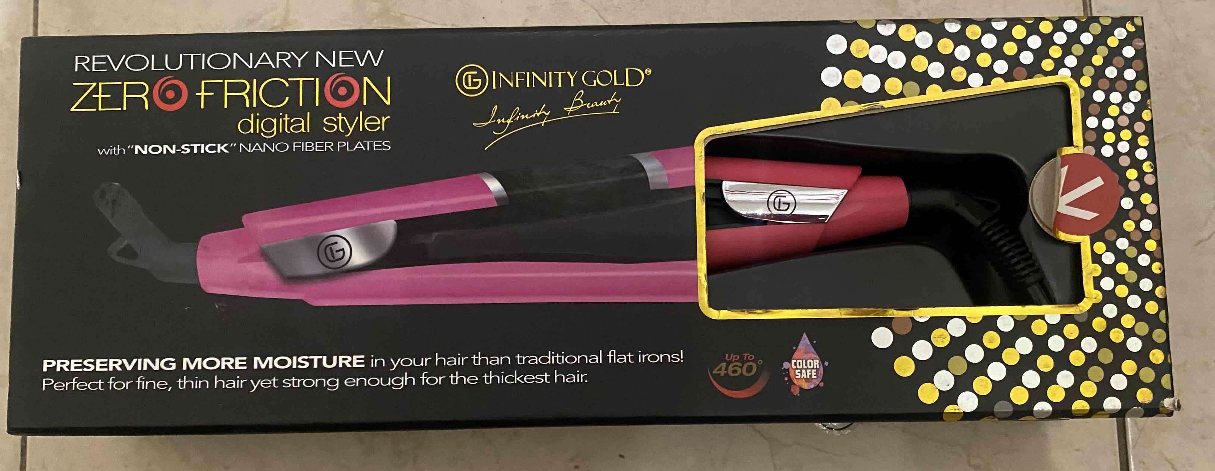 Plancha de cabello Infinity Gold. - miniatura 1