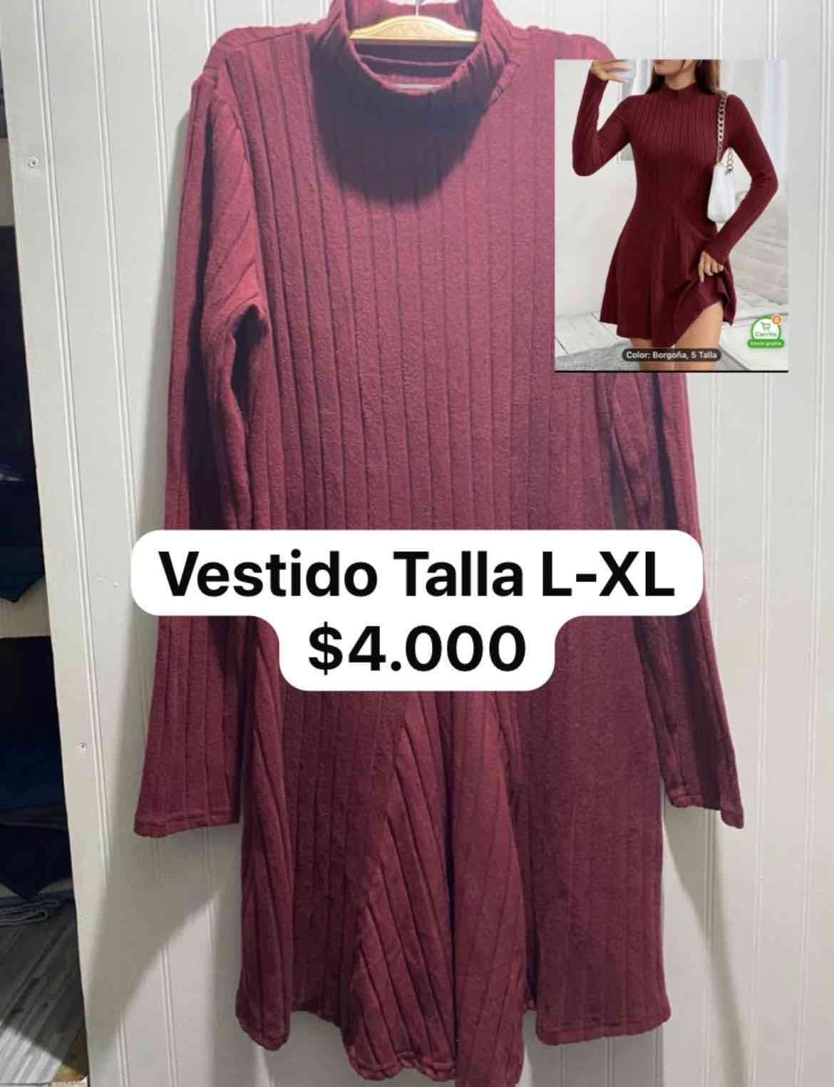 Vestido burdeo de ribetes