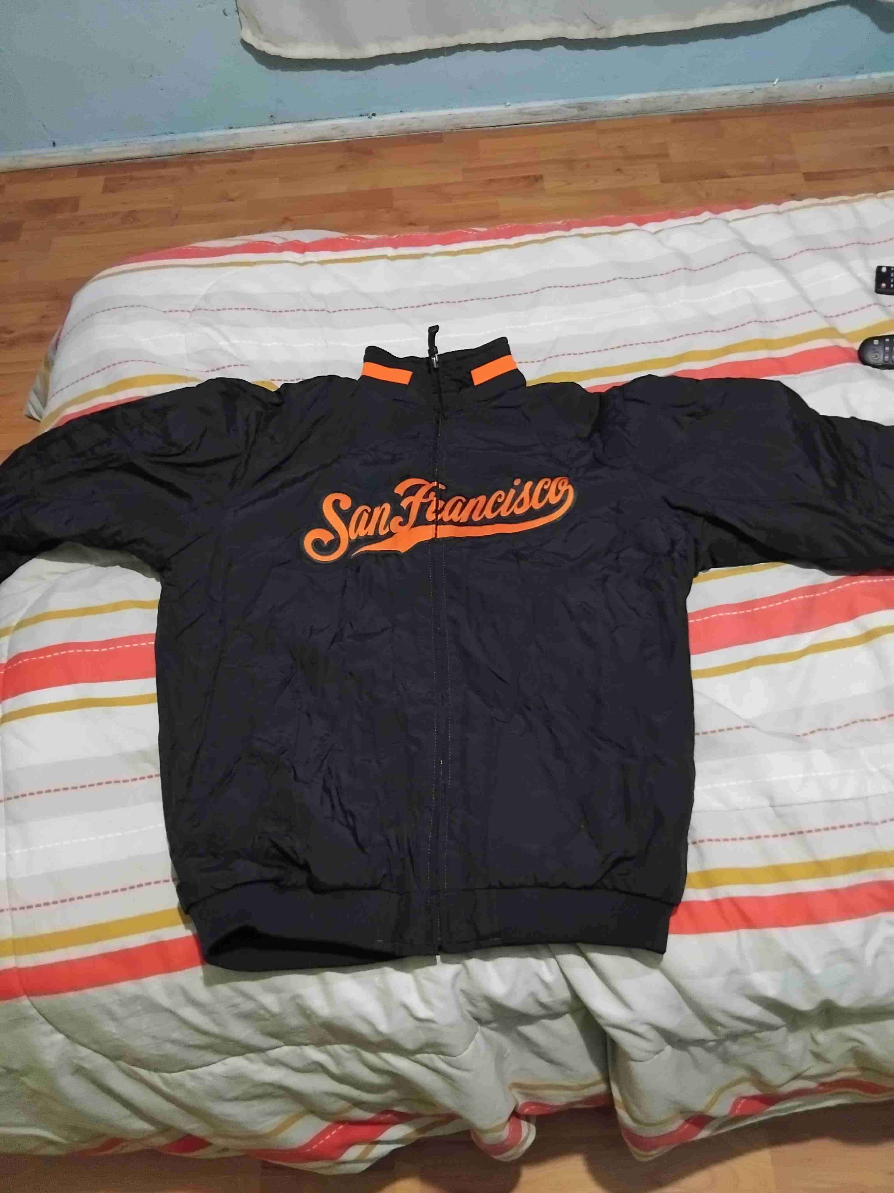 Chaqueta deportiva Majestic negra - miniatura 4