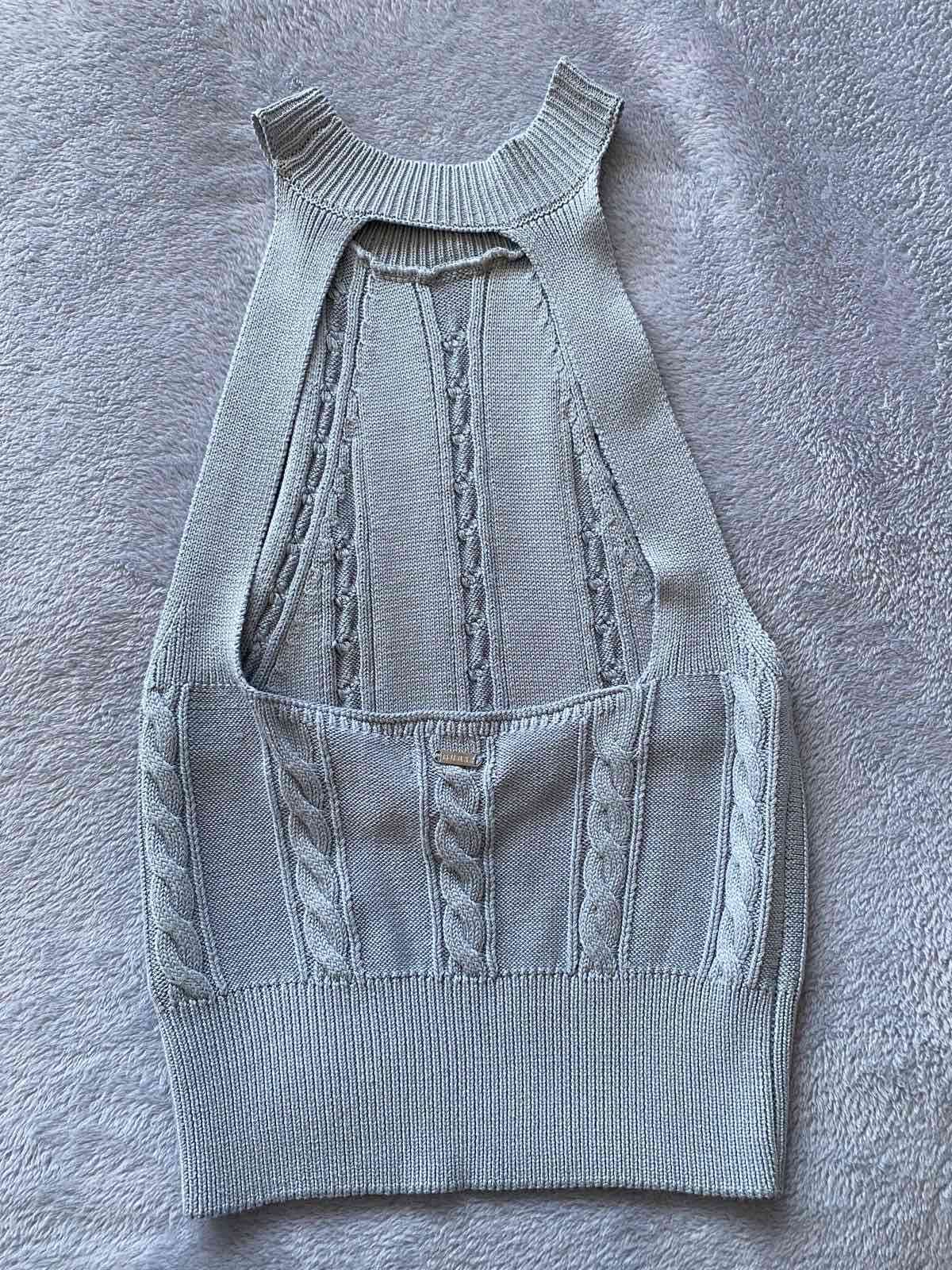 Top tejido sin mangas Guess gris - miniatura 2