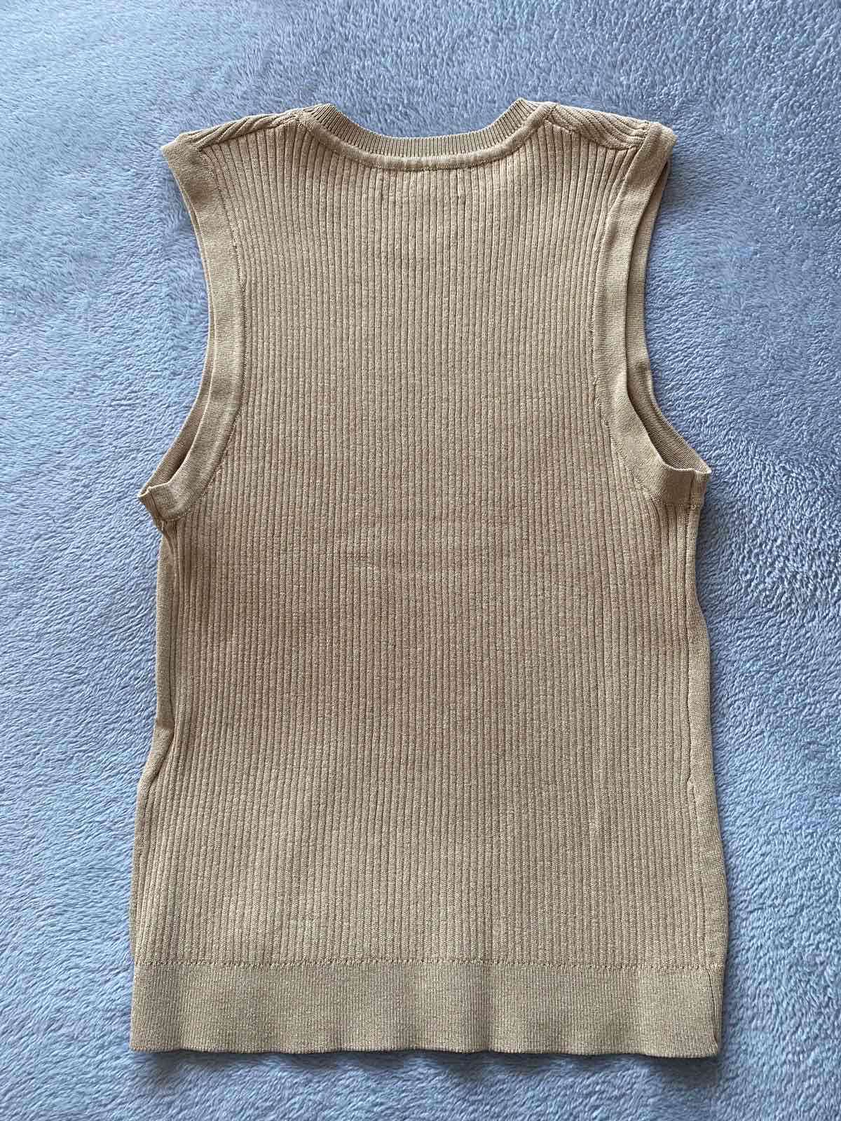 Polera sin mangas Guess beige - miniatura 2