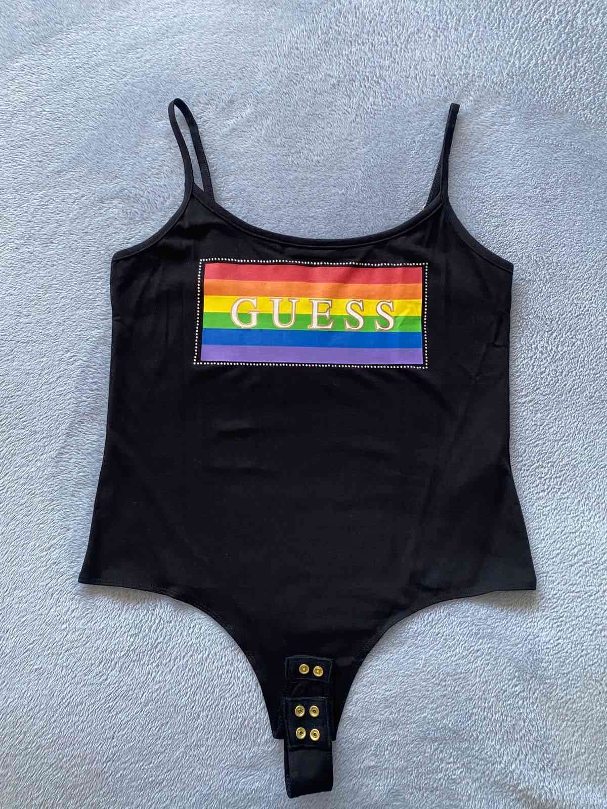 Body negro con arcoíris Guess - miniatura 1