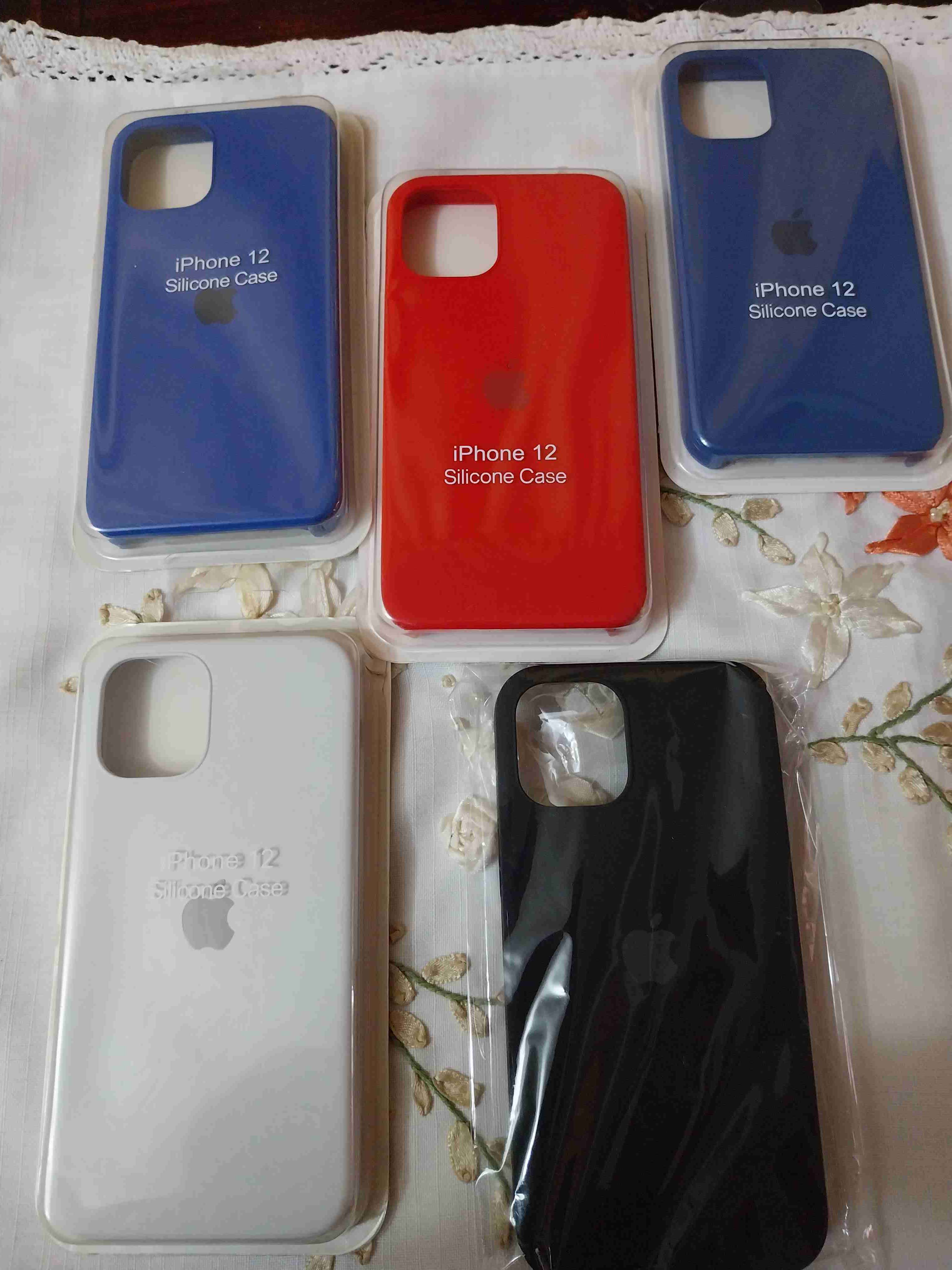 Fundas de silicona iPhone 12