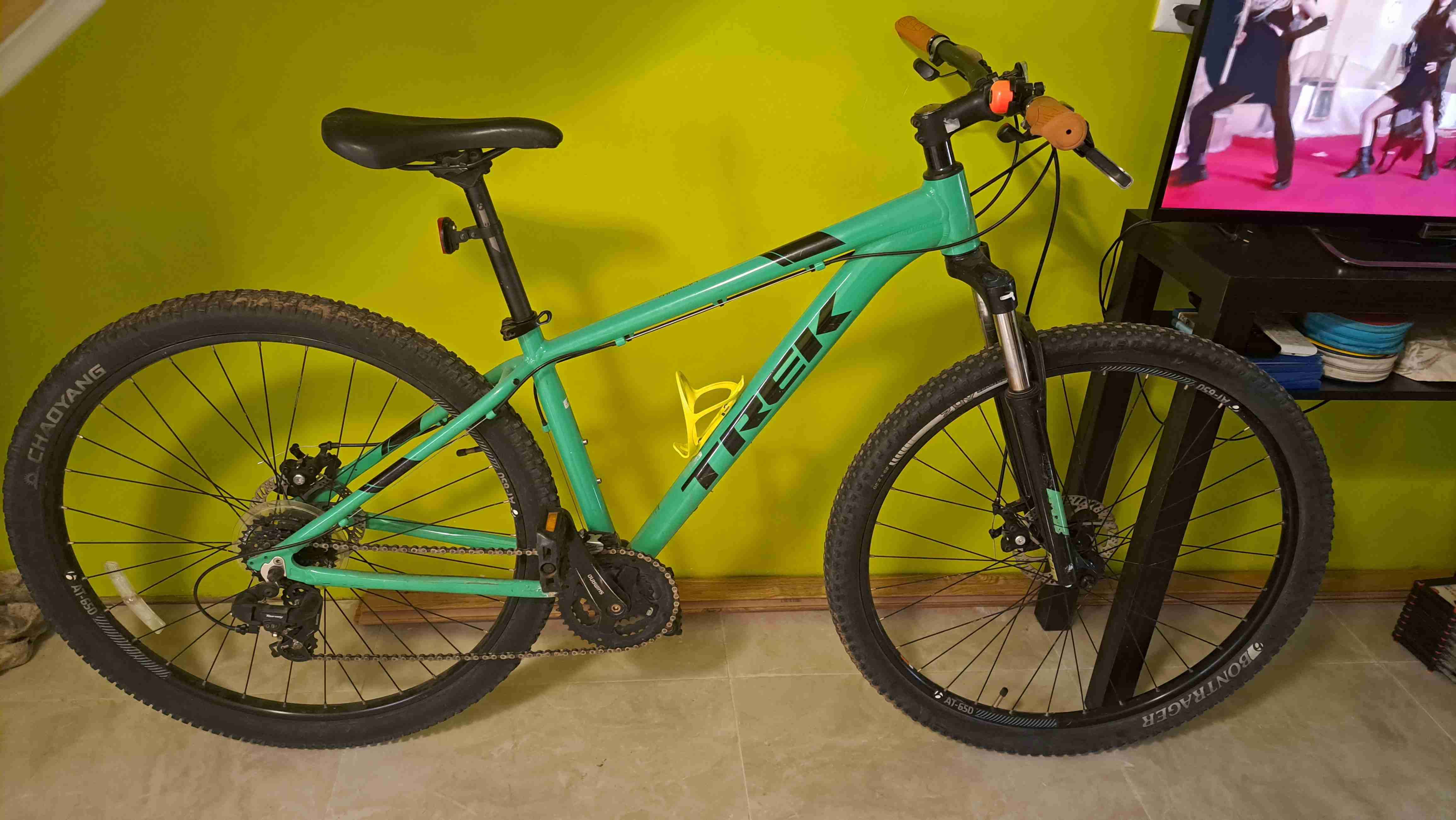 Bicicleta montaña Trek verde - miniatura 1