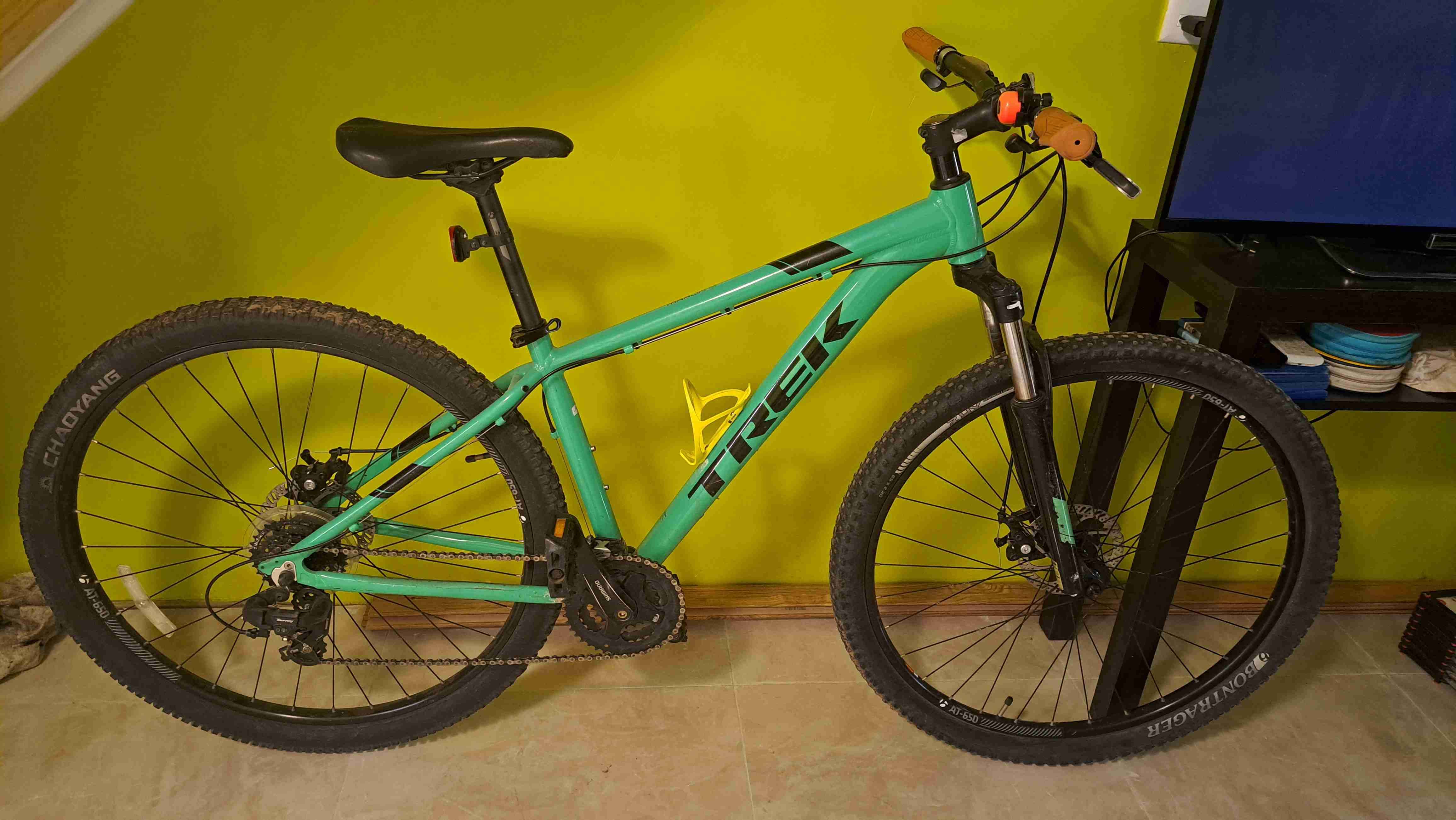 Bicicleta montaña Trek verde - miniatura 2