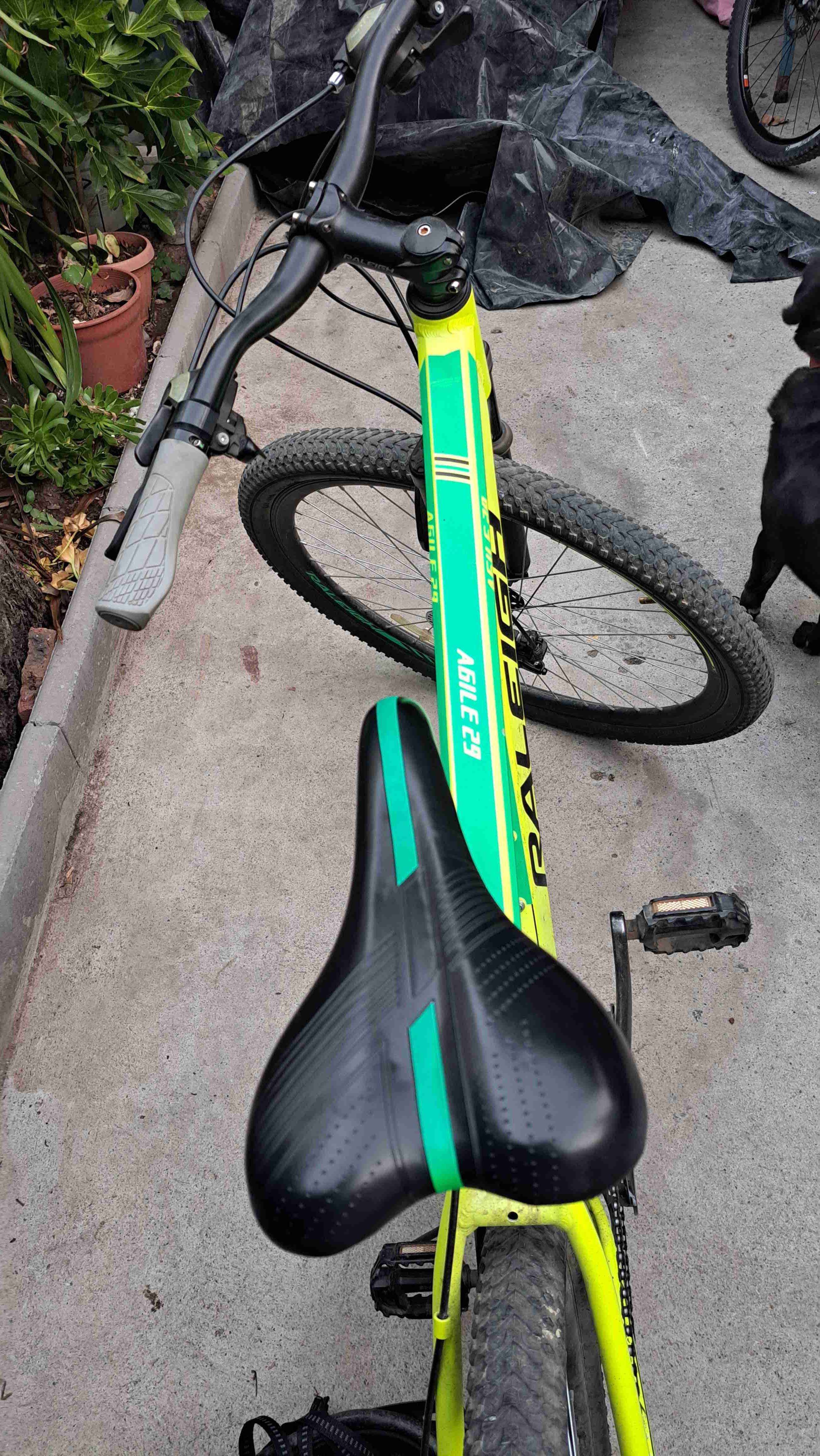 Bicicleta Raleigh amarilla - miniatura 5