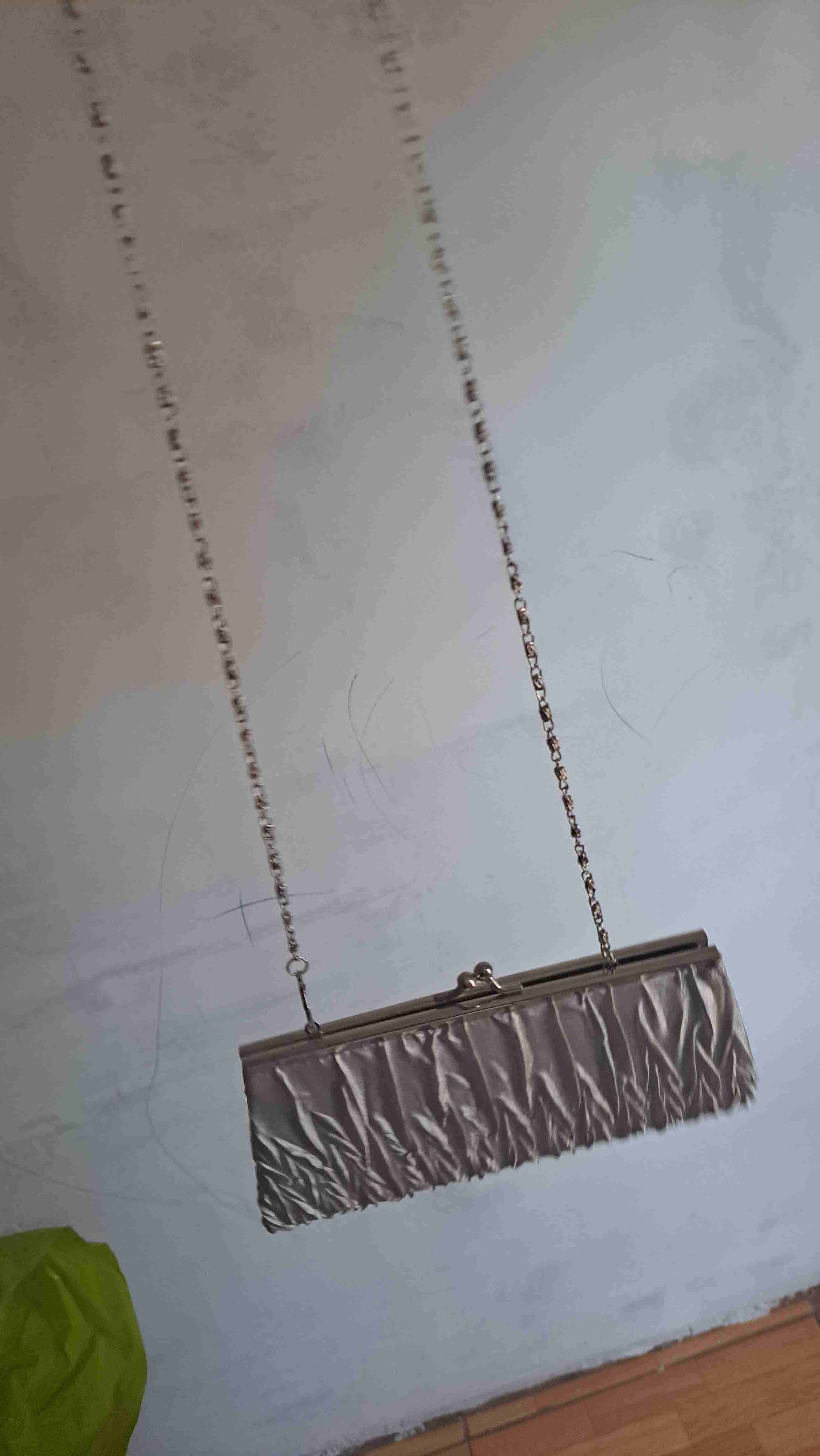 Cartera de mano gris elegante - miniatura 2