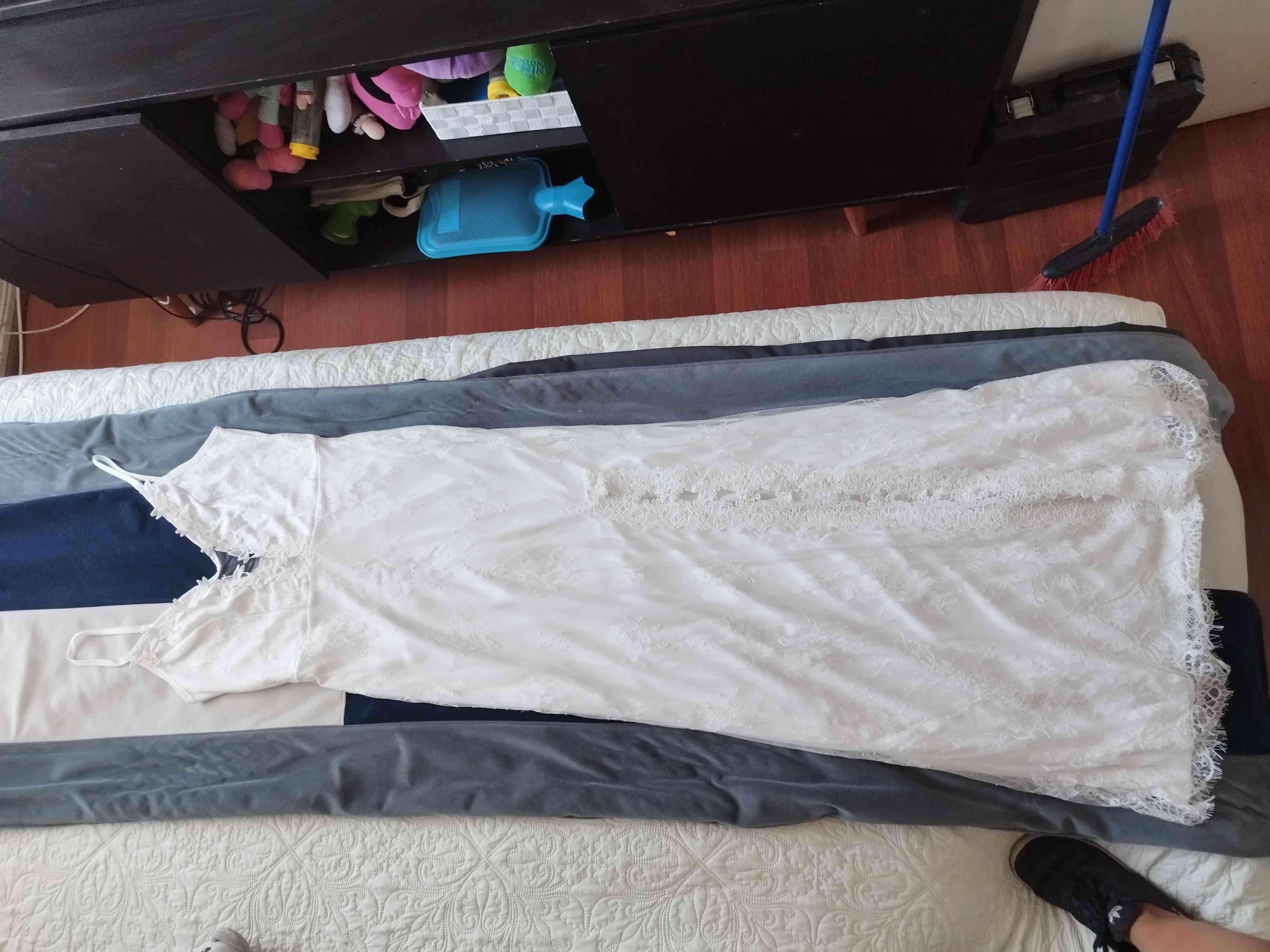 Vestido de novia blanco encaje - miniatura 1