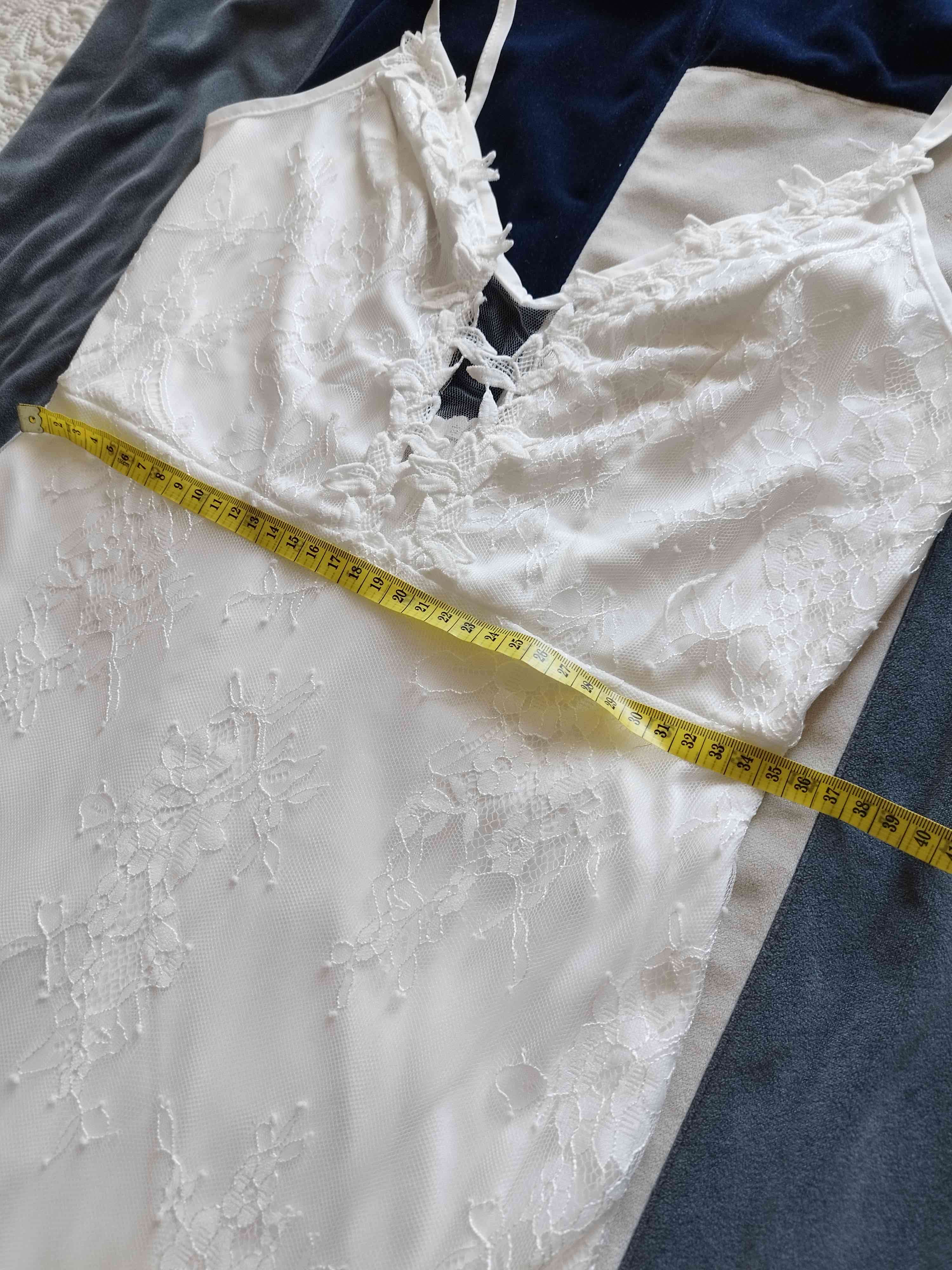 Vestido de novia blanco encaje - miniatura 2