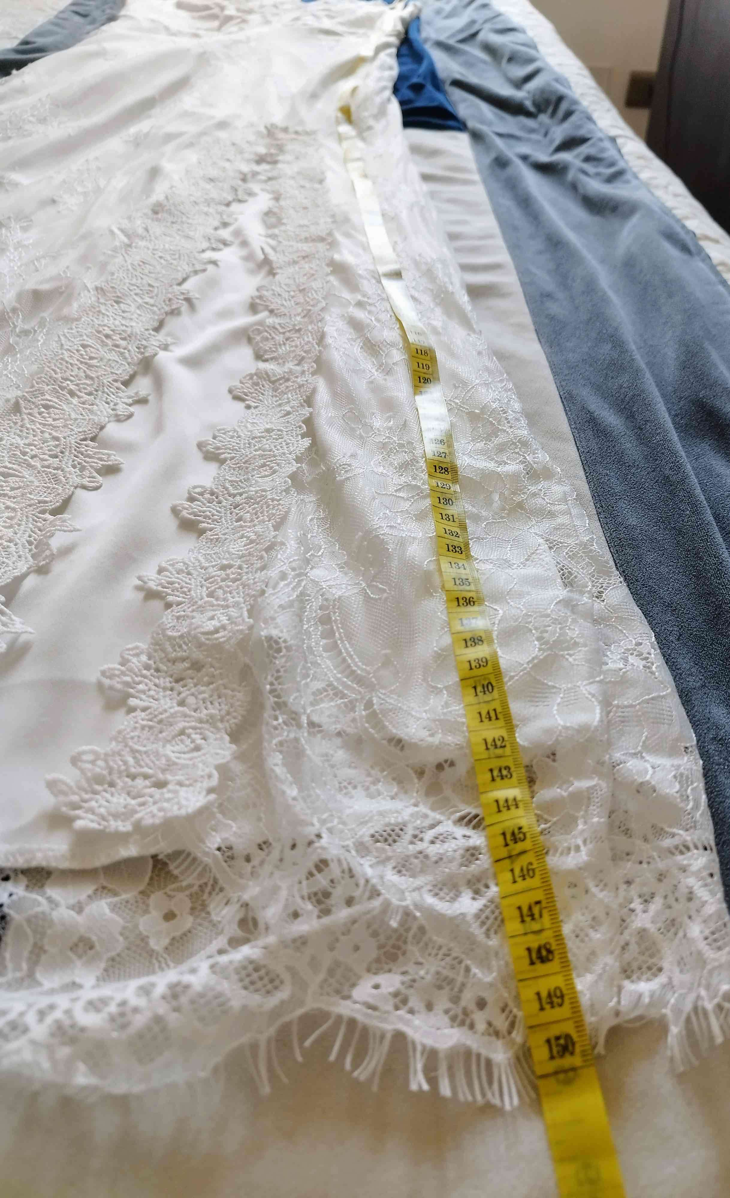 Vestido de novia blanco encaje - miniatura 4