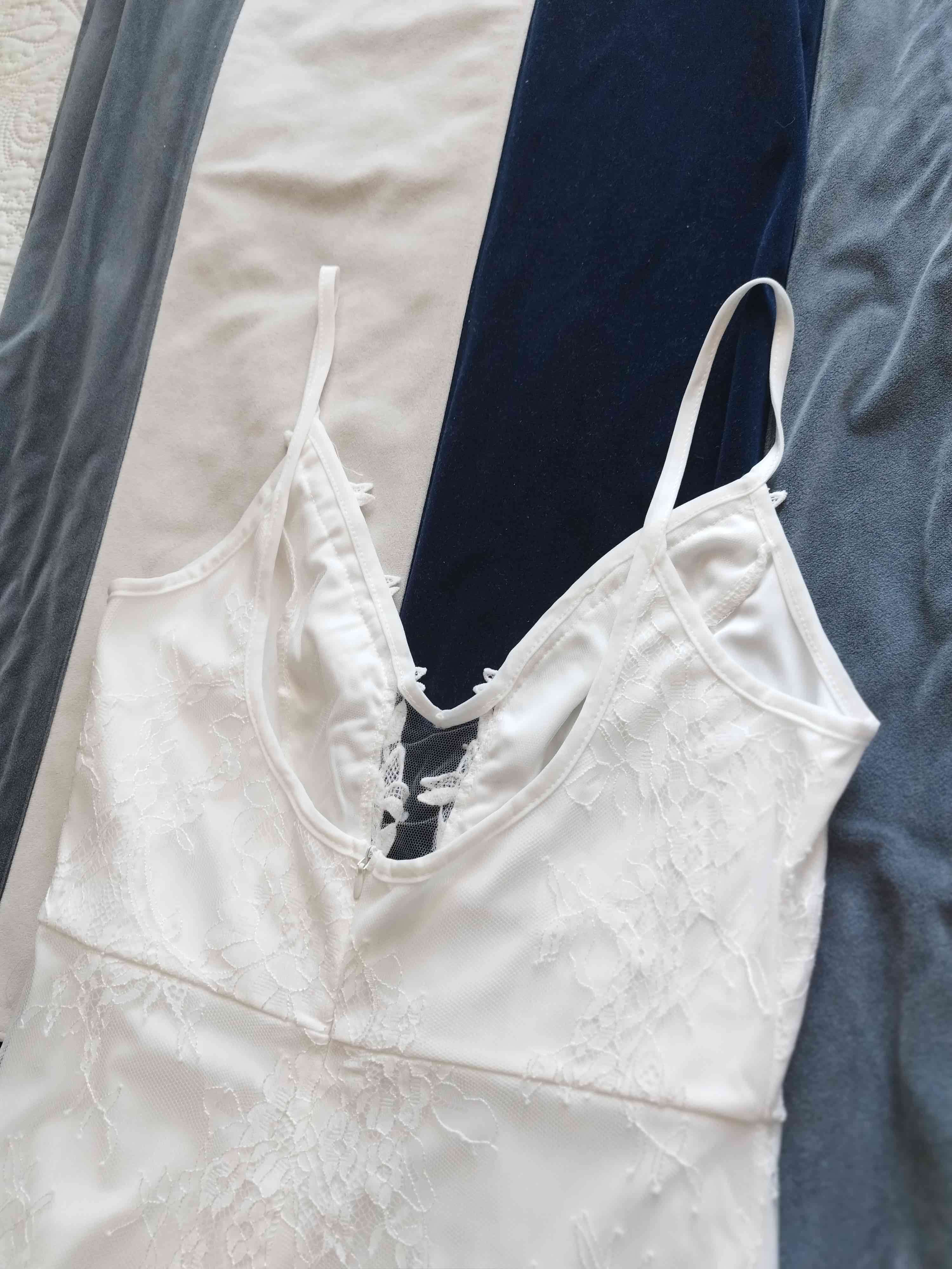 Vestido de novia blanco encaje - miniatura 6