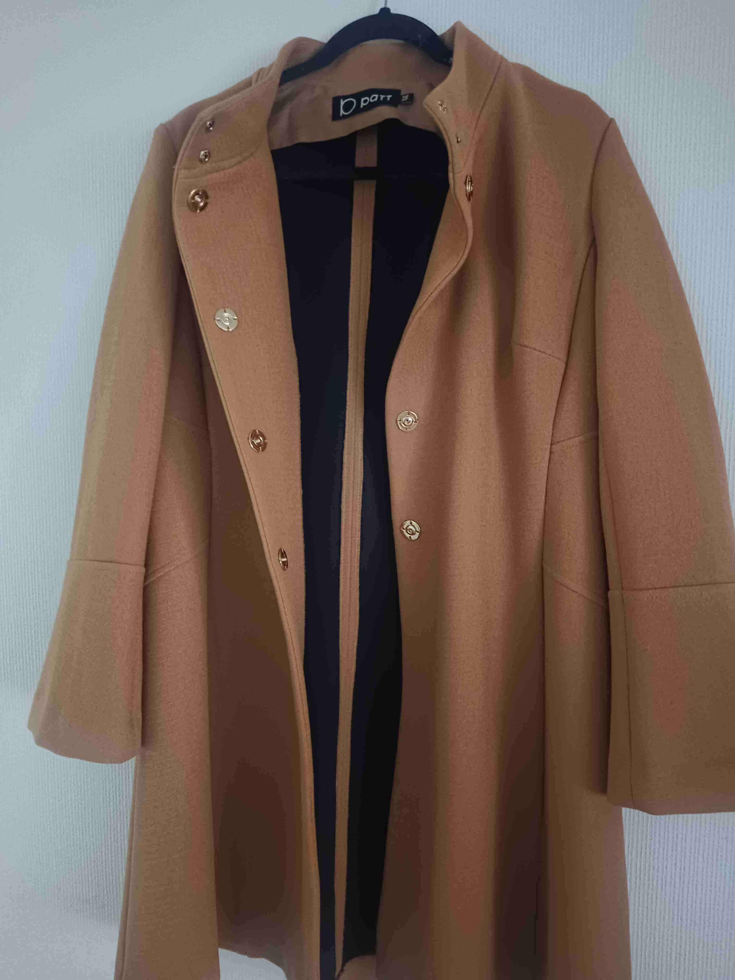 Abrigo camel mujer - miniatura 2