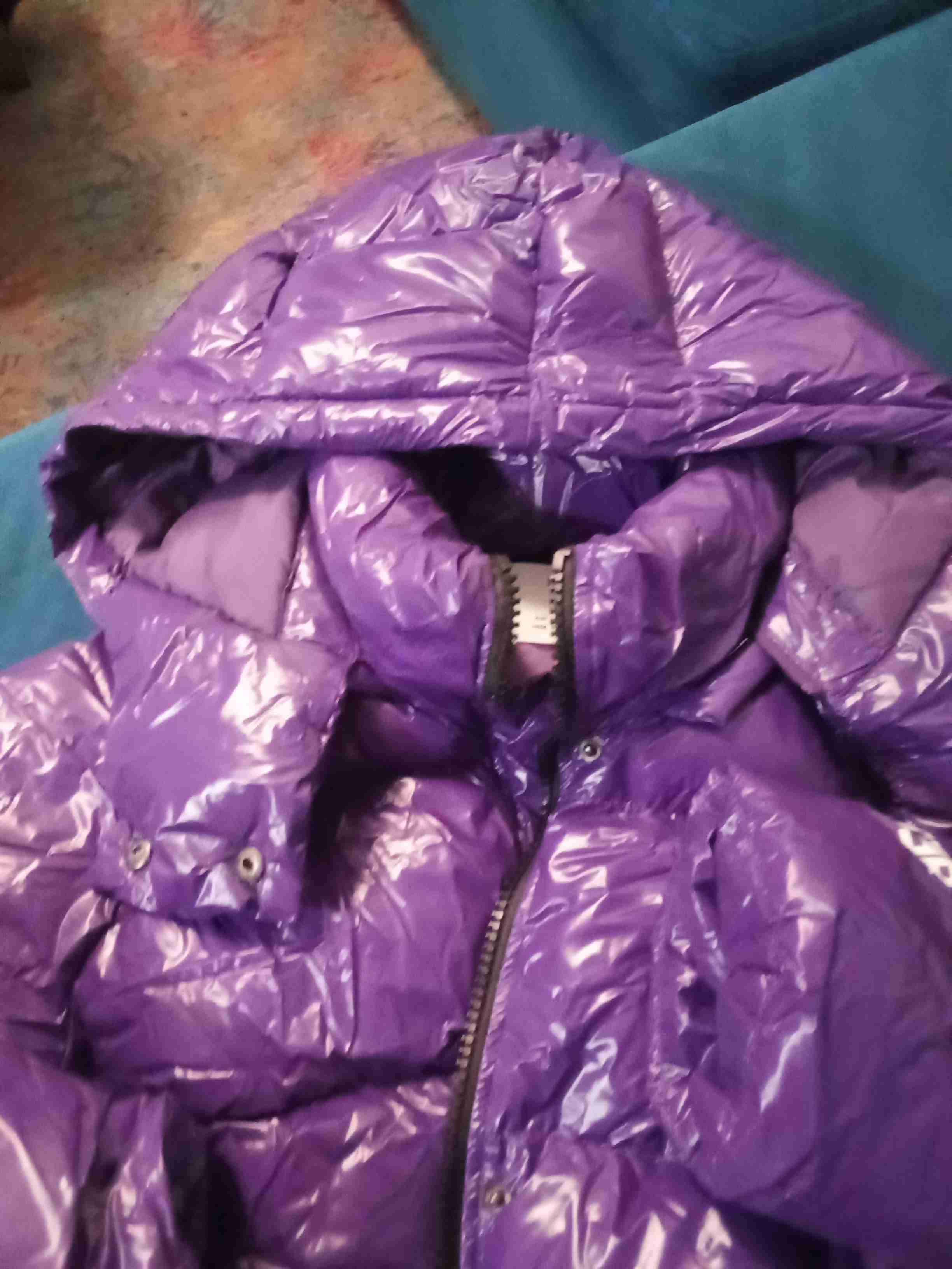 Chaqueta acolchada morada - miniatura 2