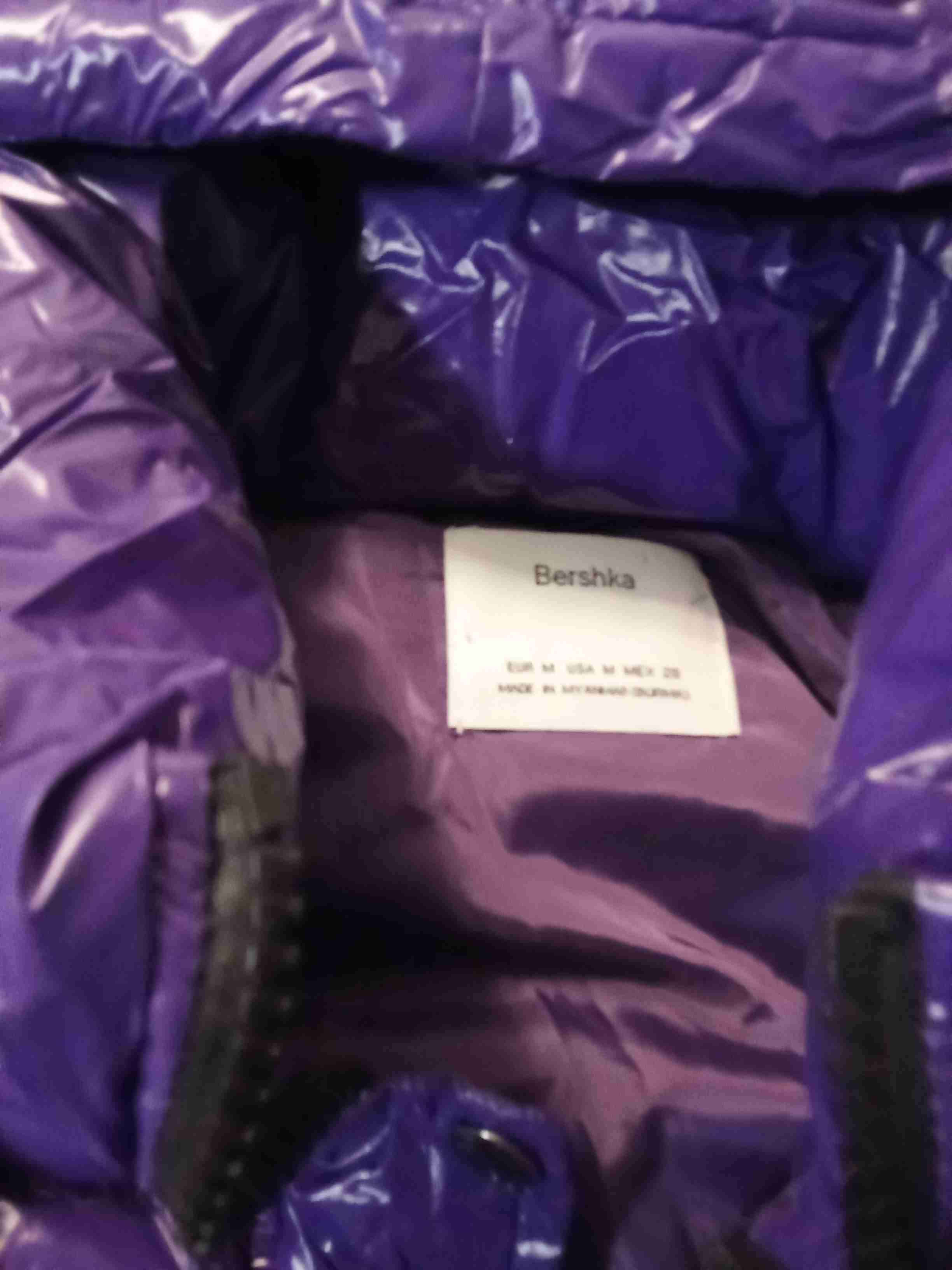 Chaqueta acolchada morada - miniatura 3