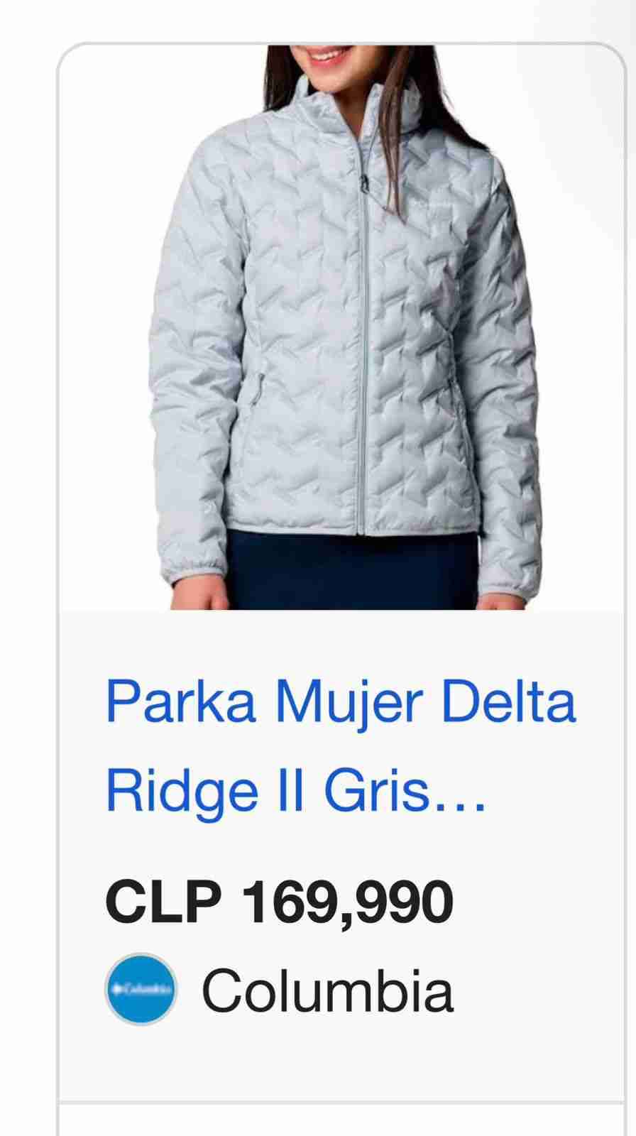 Chaqueta blanca Columbia acolchada - miniatura 5