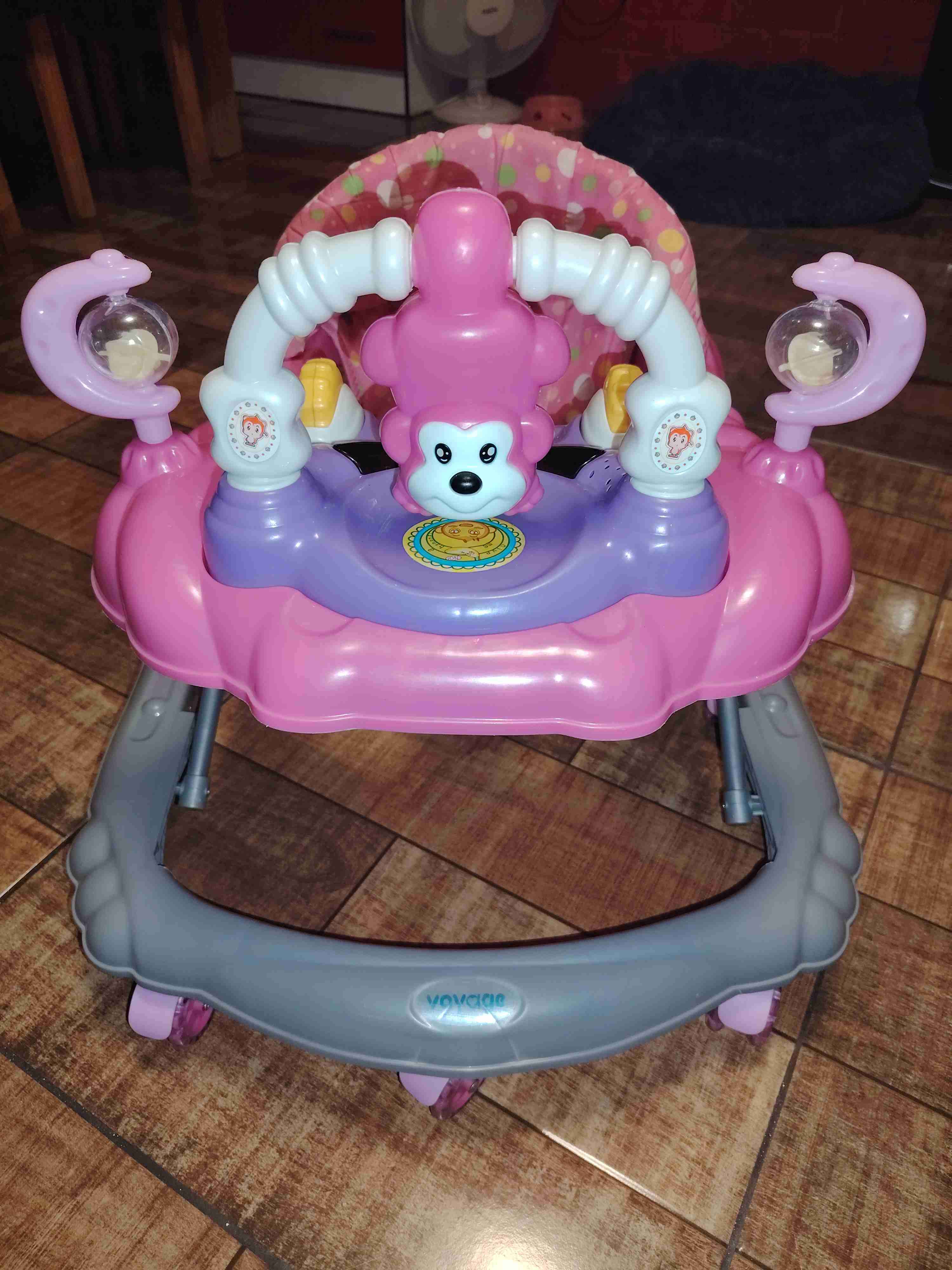 Andador de bebé rosa - miniatura 1