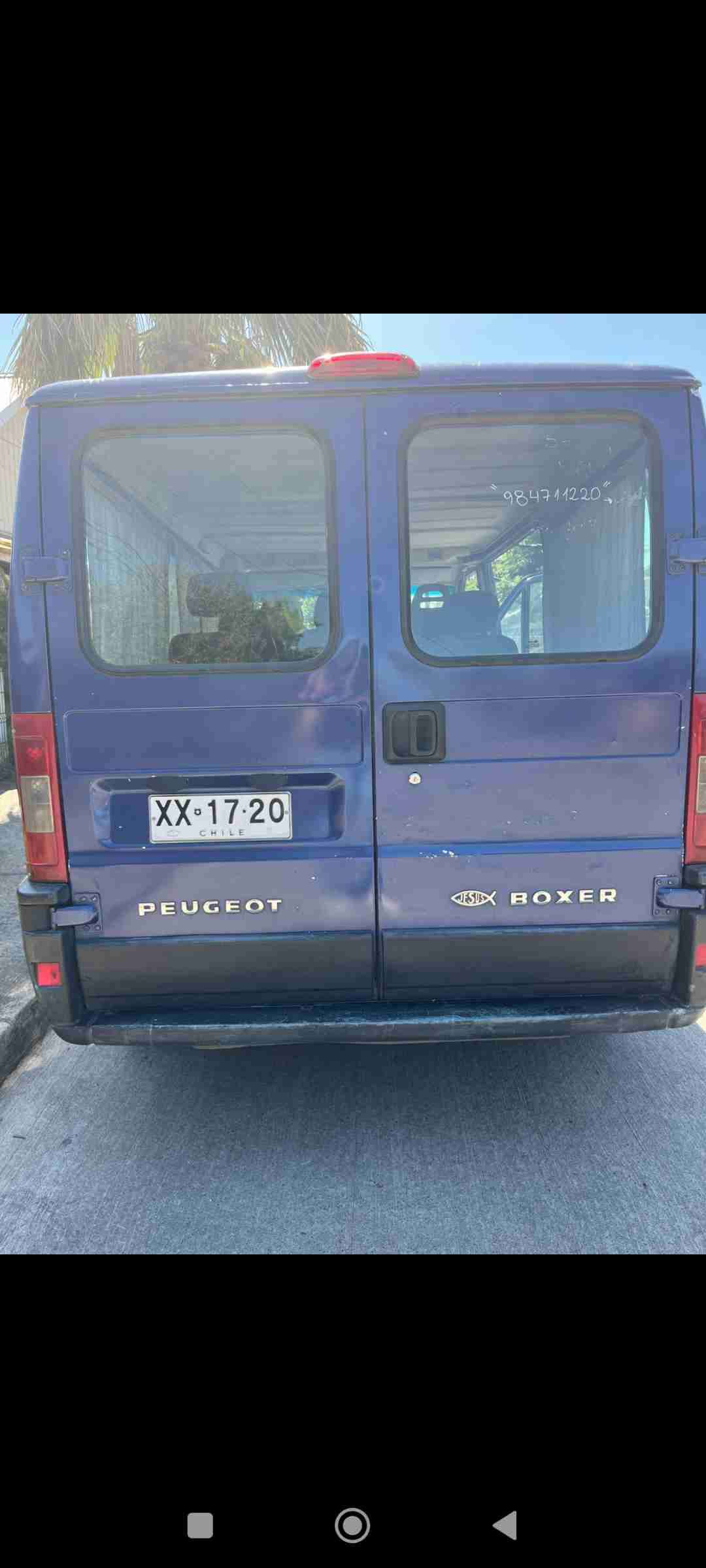 Furgón Peugeot Boxer año 2004 azul - miniatura 5