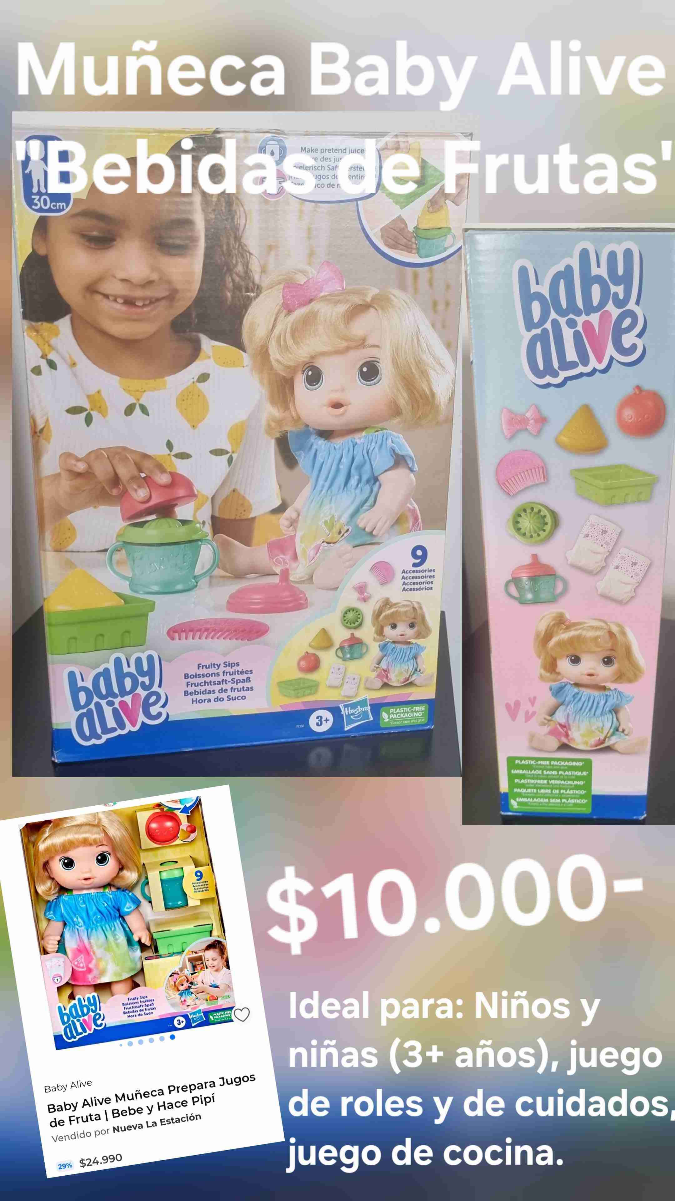 Muñeca Baby Alive Bebidas