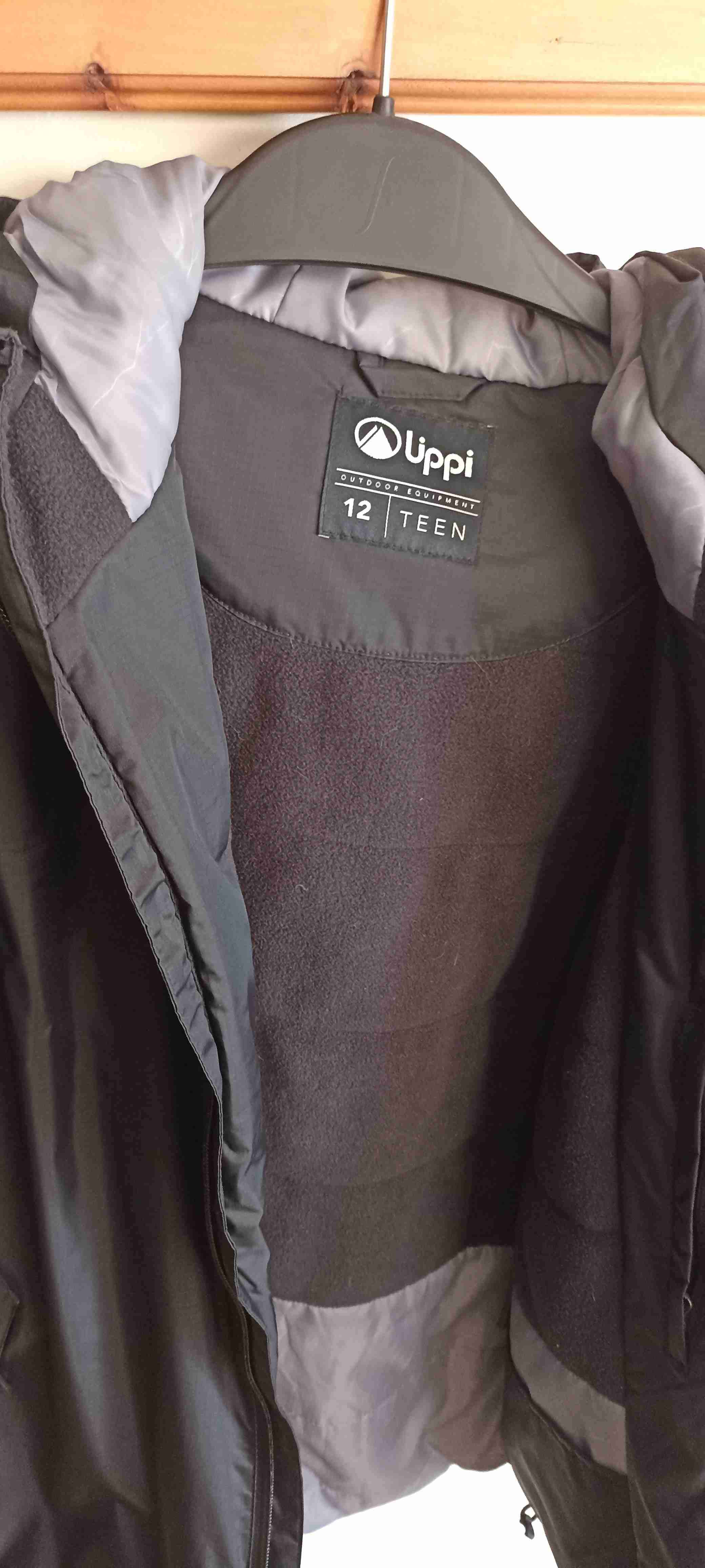 Chaqueta impermeable negra Lippi - miniatura 3