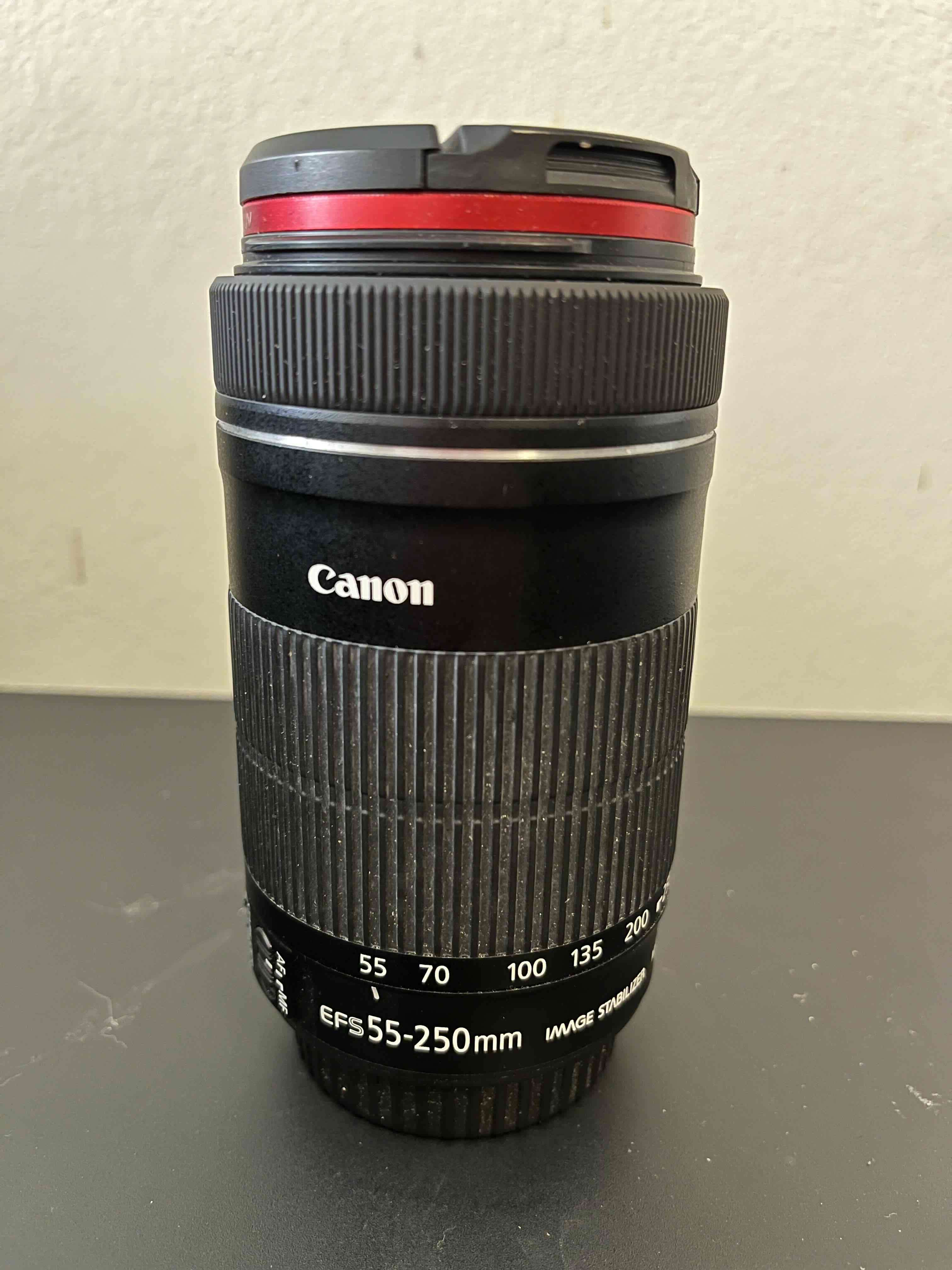 Lente fotográfico Canon efs 55-250 - miniatura 2