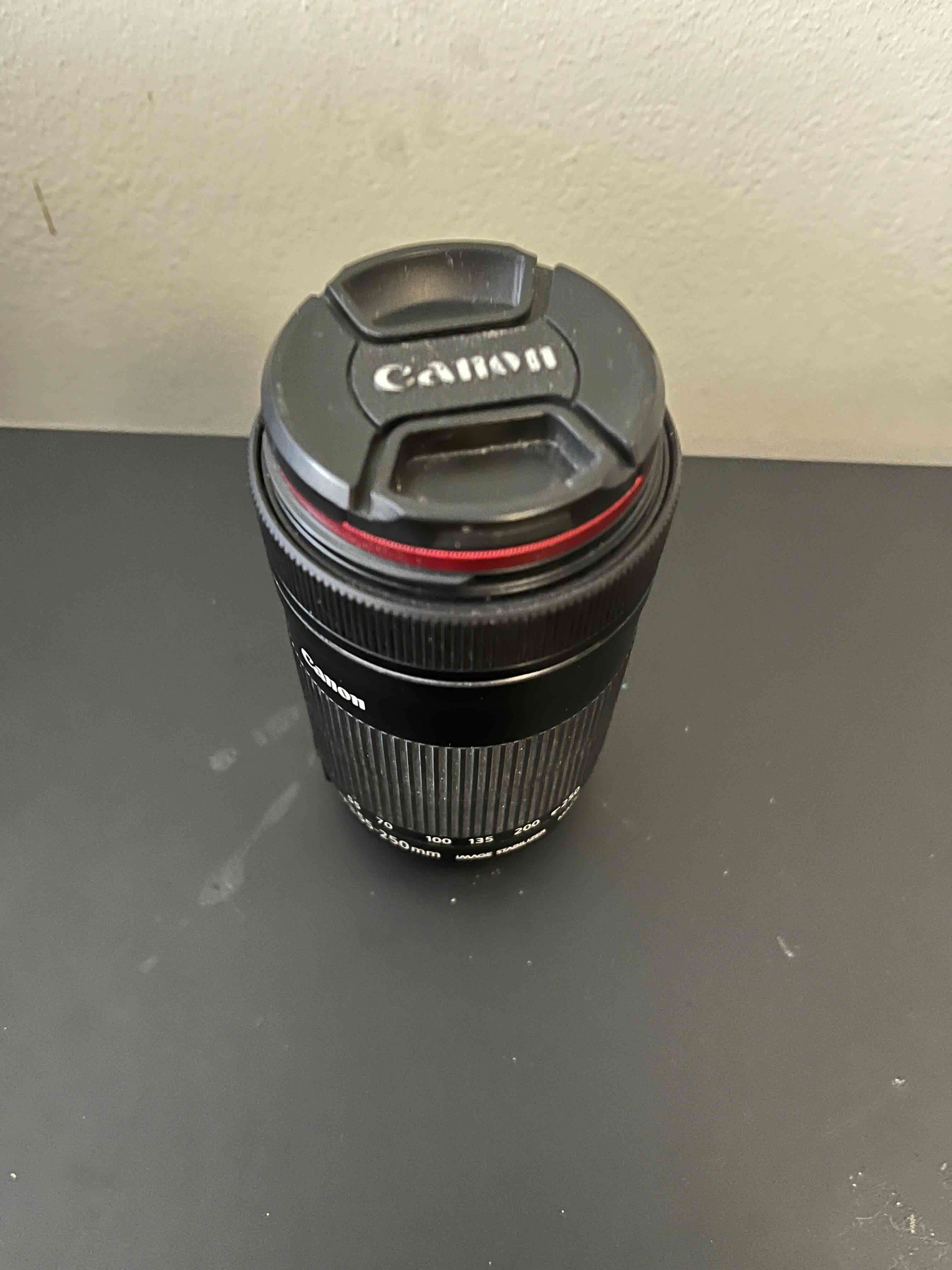 Lente fotográfico Canon efs 55-250 - miniatura 3