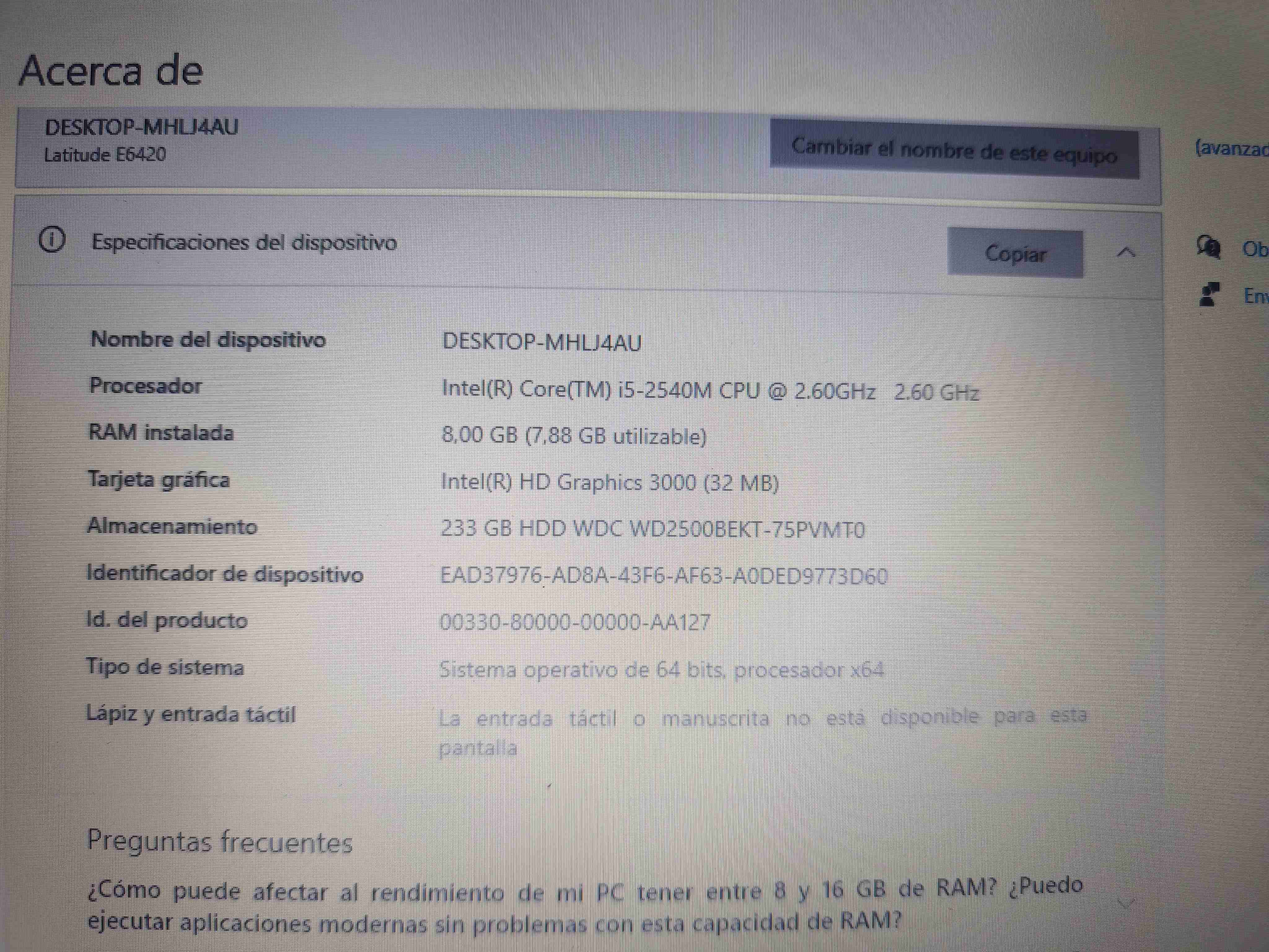 Laptop Dell Latitude usada - miniatura 5