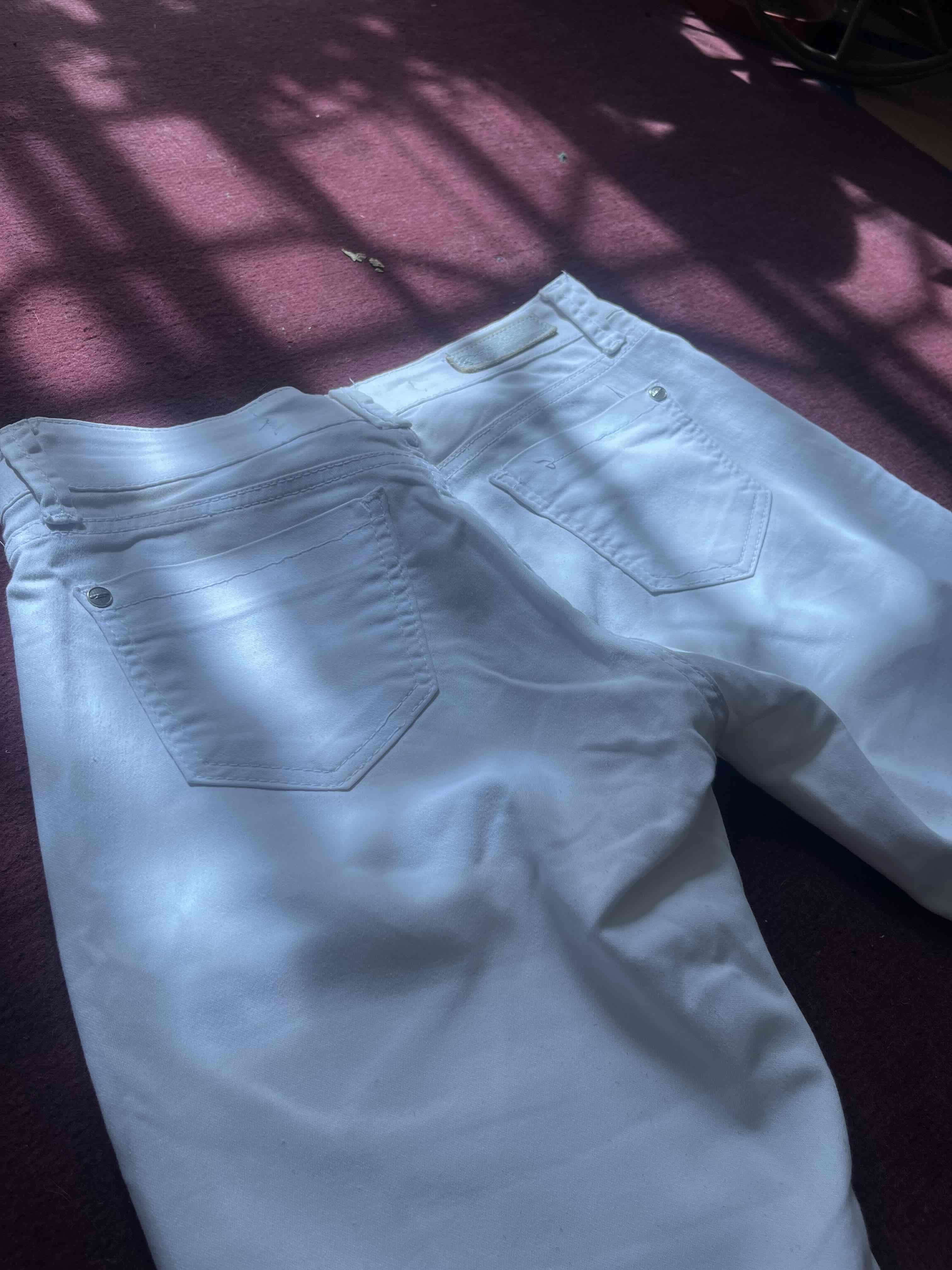 Pantalones blancos de mezclilla EFESIS - miniatura 4