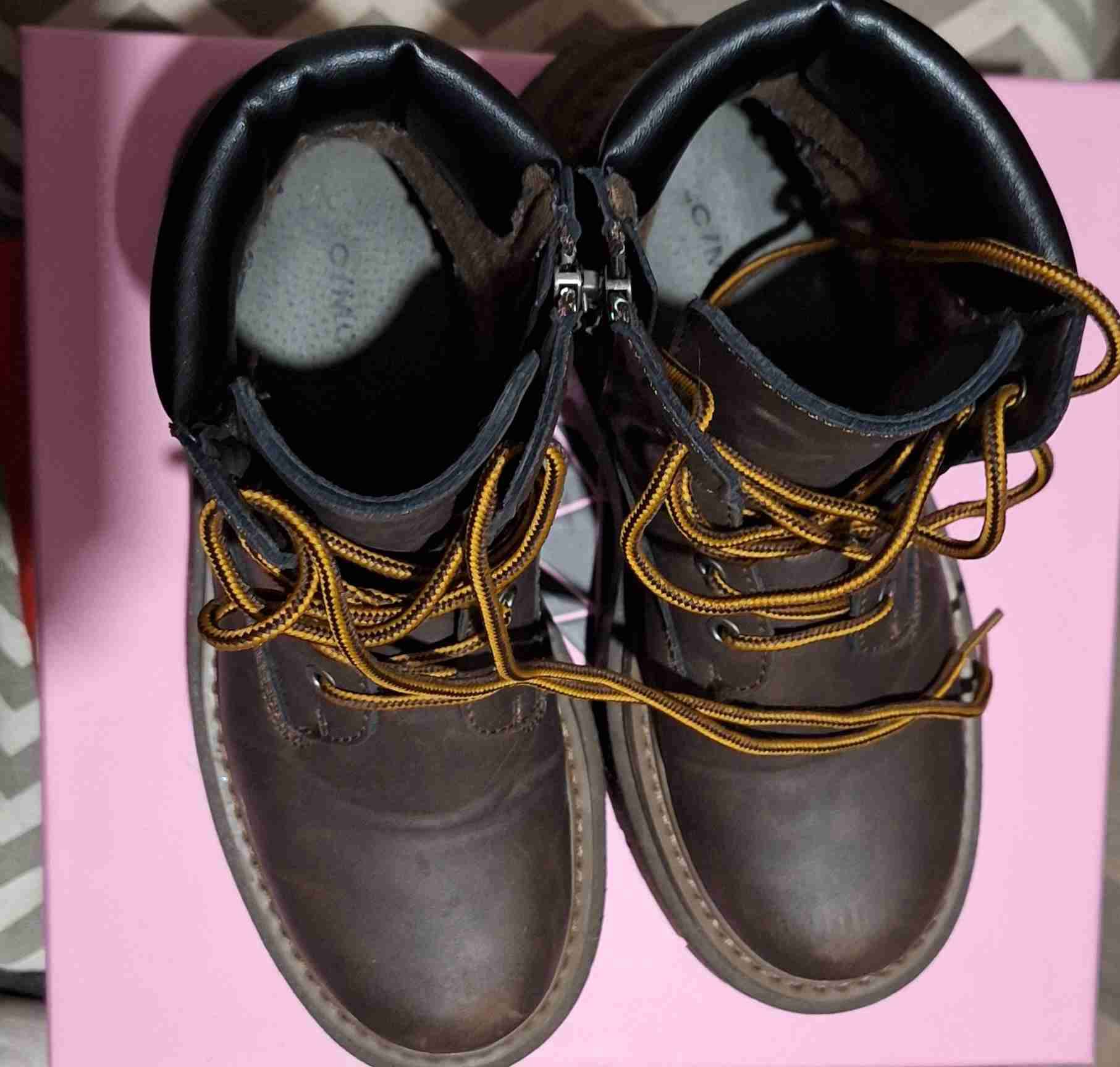 Botín de cuero marrón, C/Moran - miniatura 3