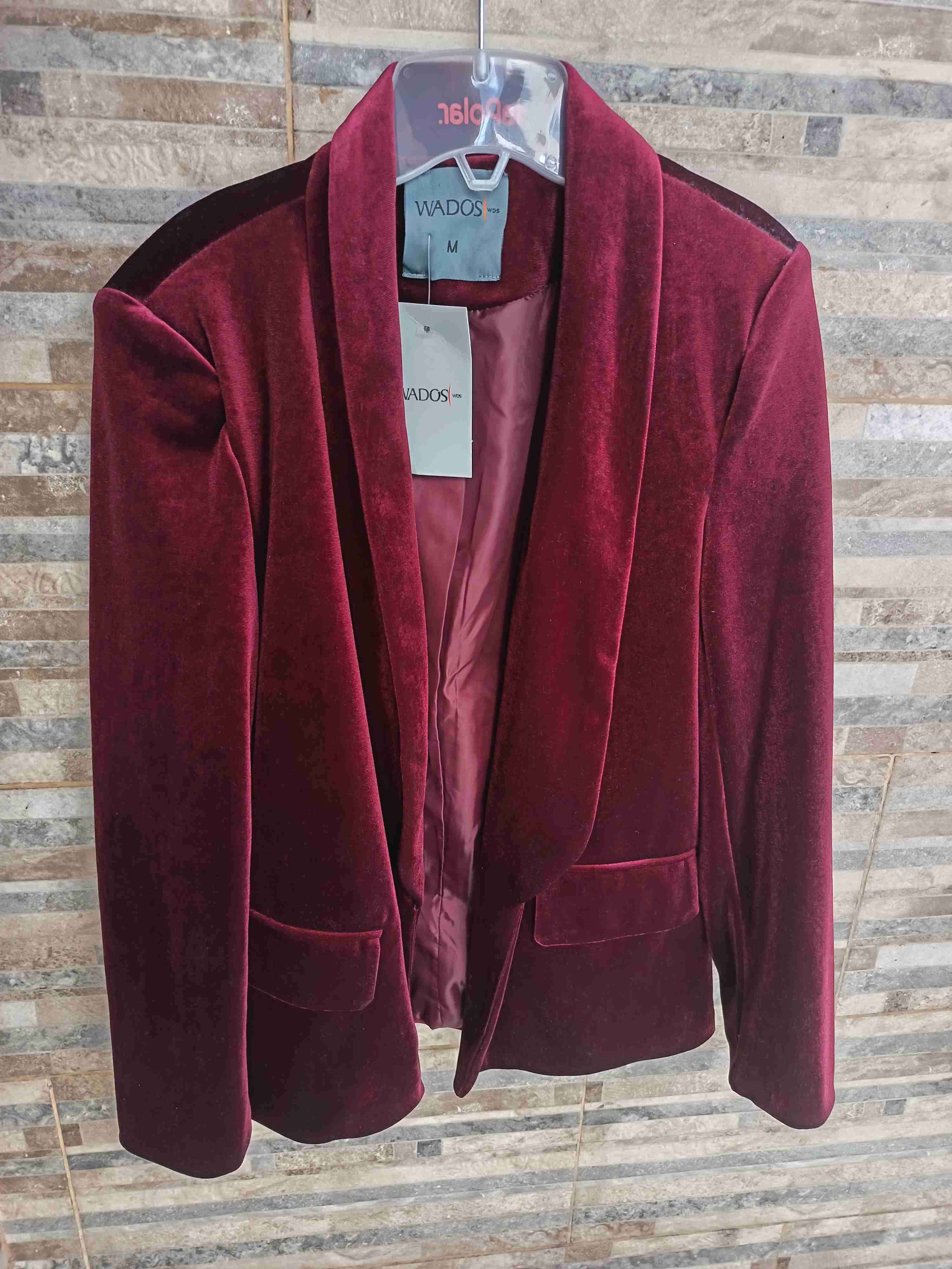 Blazer formal burdeo Wados M, nuevo con etiqueta - miniatura 1