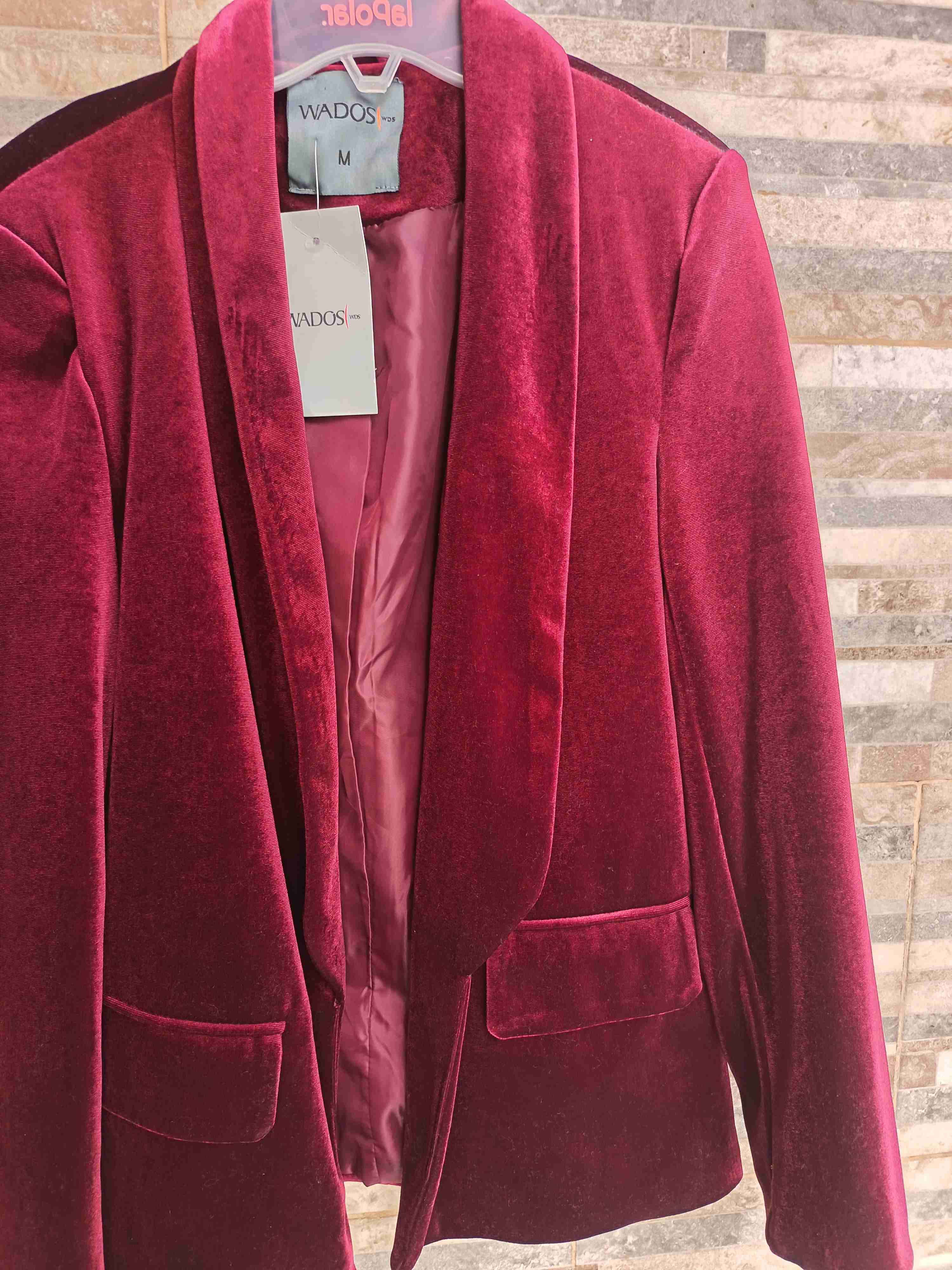 Blazer formal burdeo Wados M, nuevo con etiqueta - miniatura 3