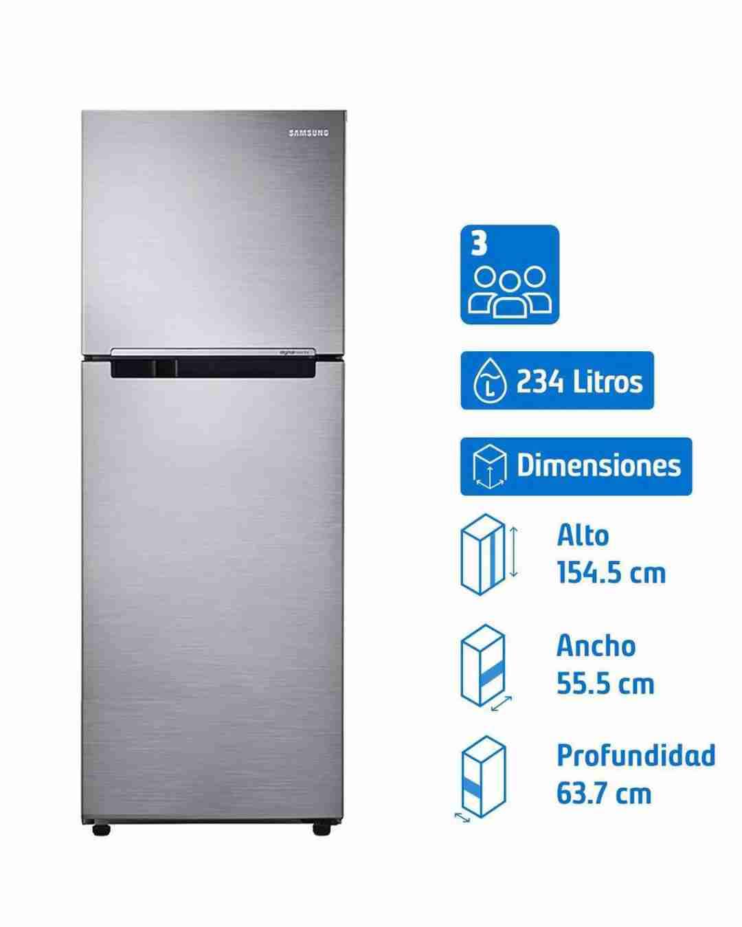 Refrigerador Samsung 234 litros - miniatura 1