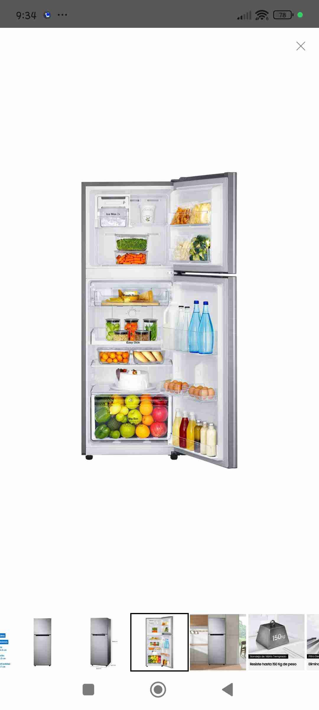 Refrigerador Samsung 234 litros - miniatura 2