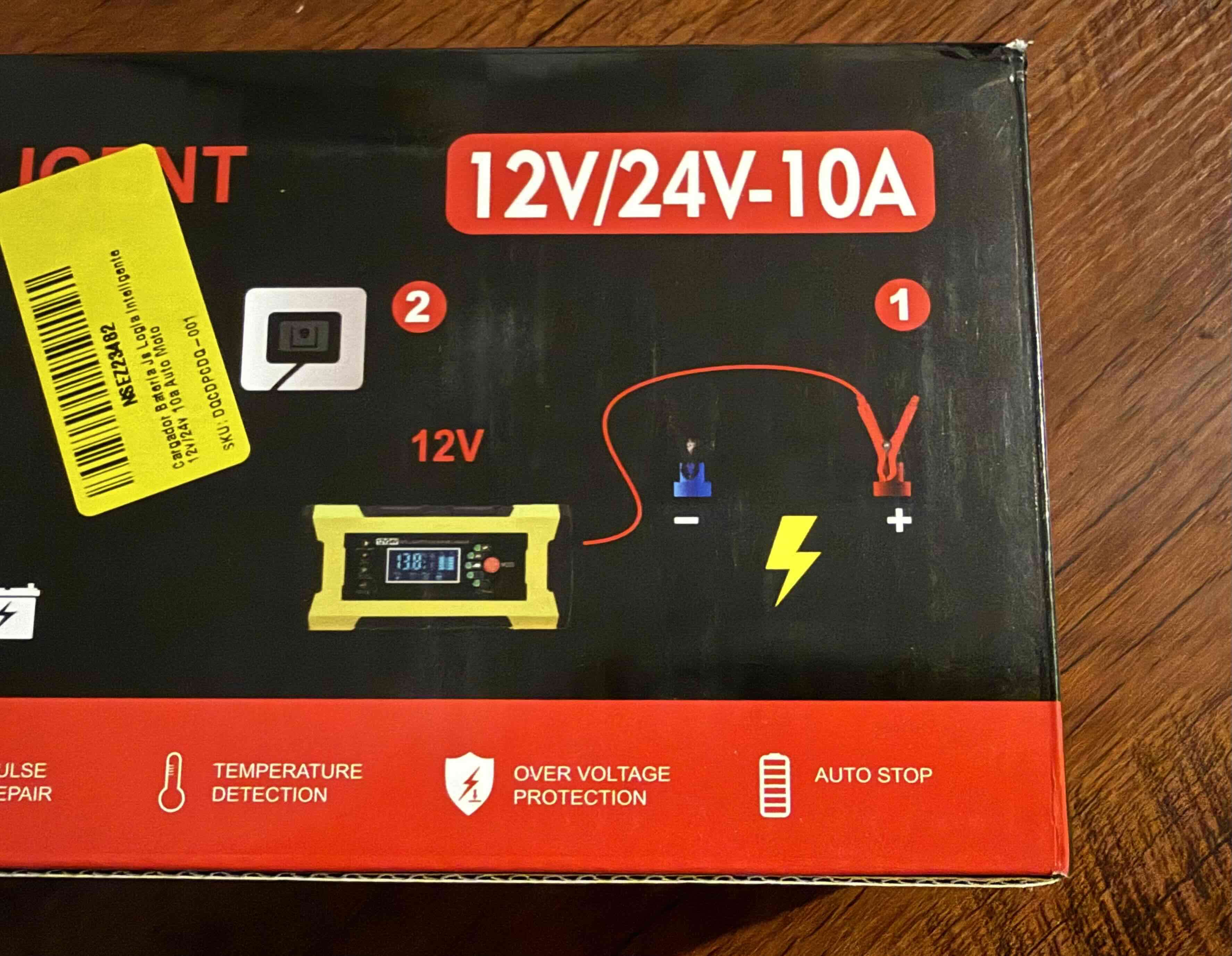Cargador de Baterías Inteligente 12V/24V - miniatura 1
