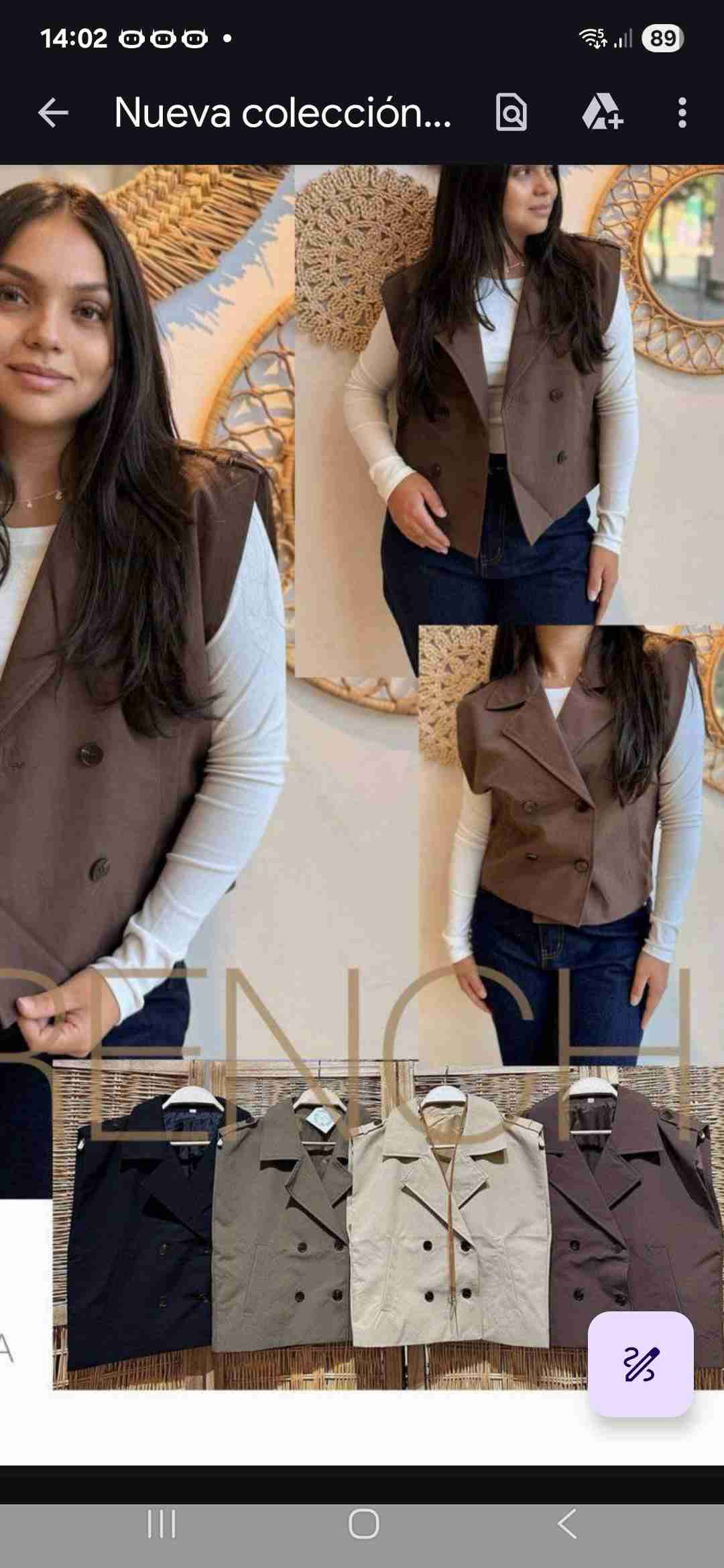 Chaqueta oversize verde - miniatura 2