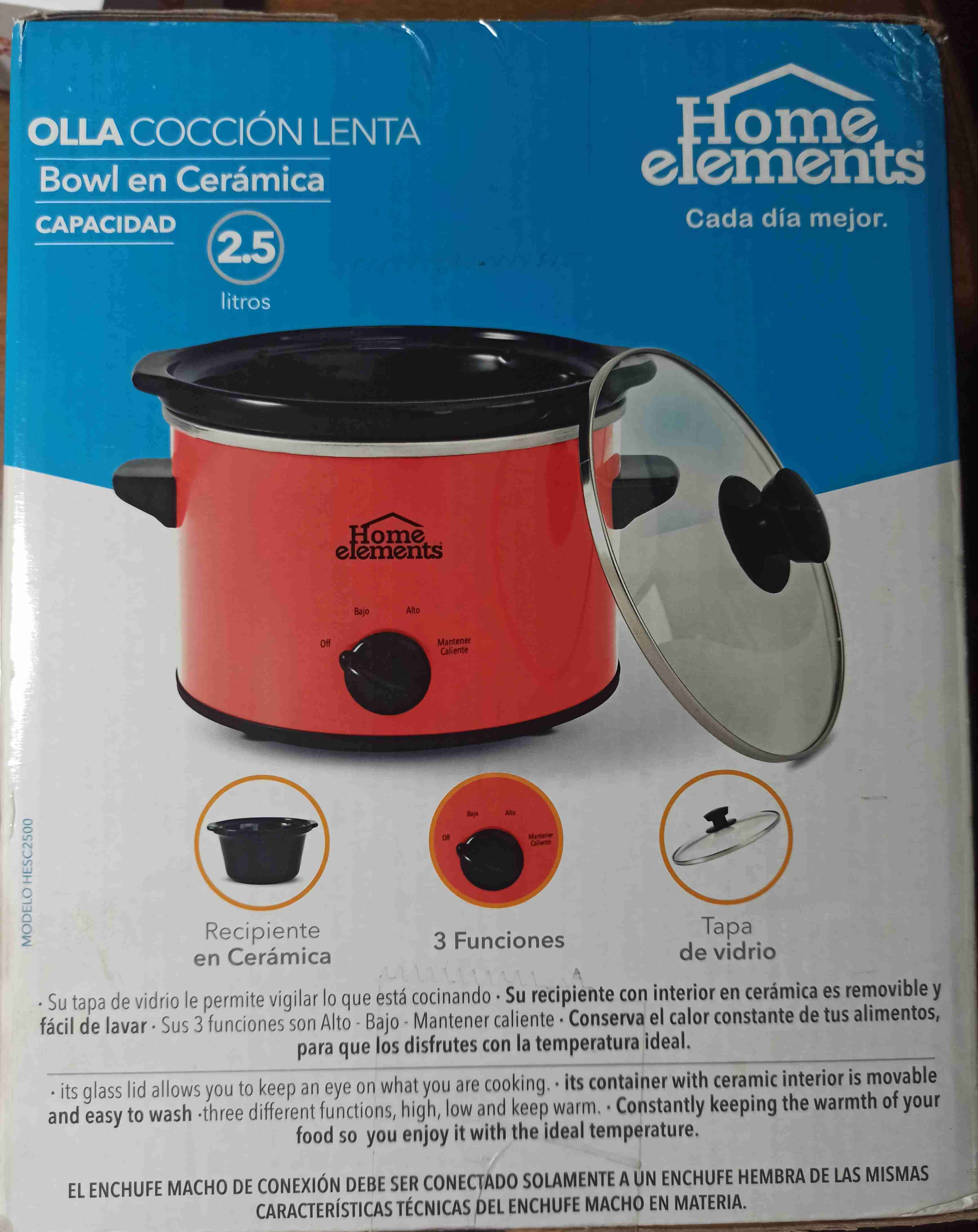 Olla de cocción lenta 2.5L - miniatura 2