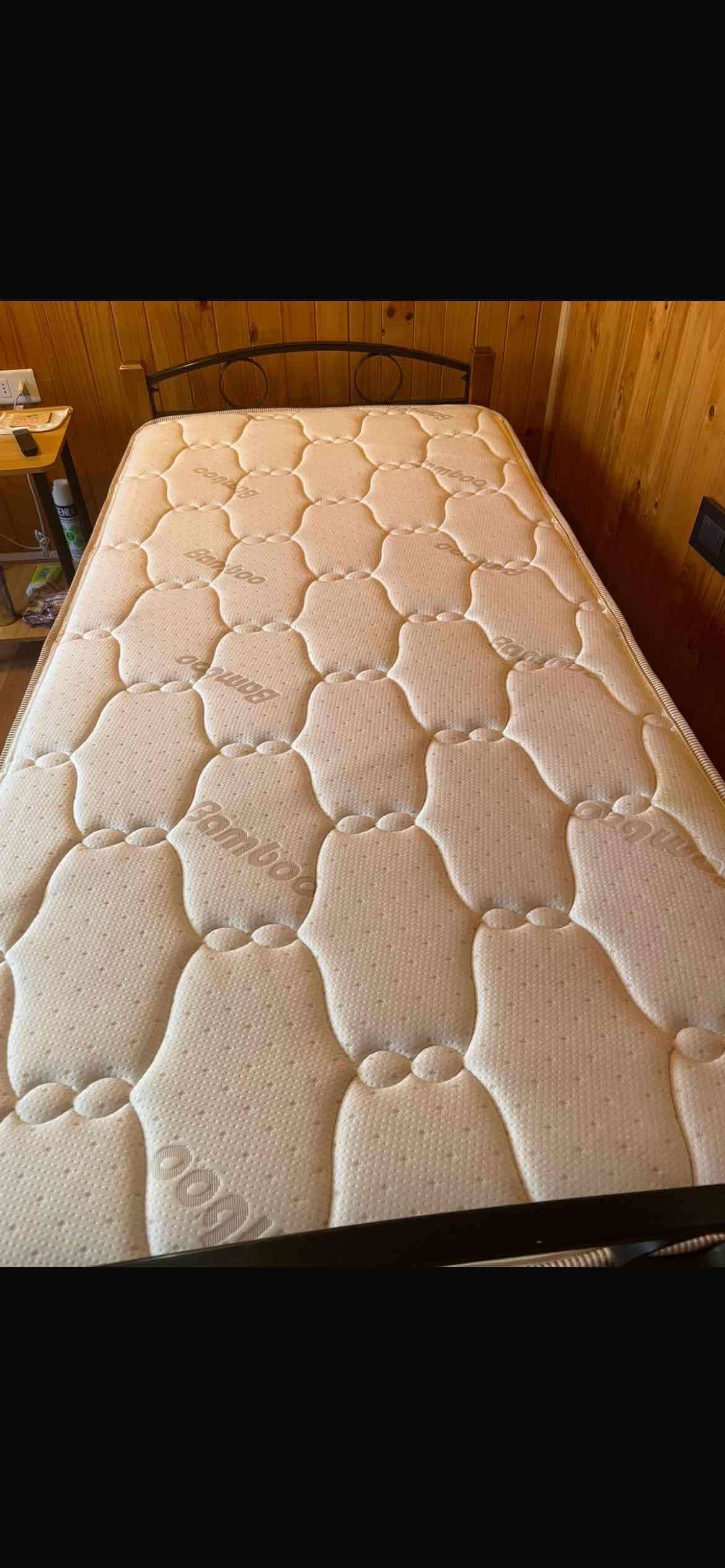 Colchón individual bambú de 1 Plaza