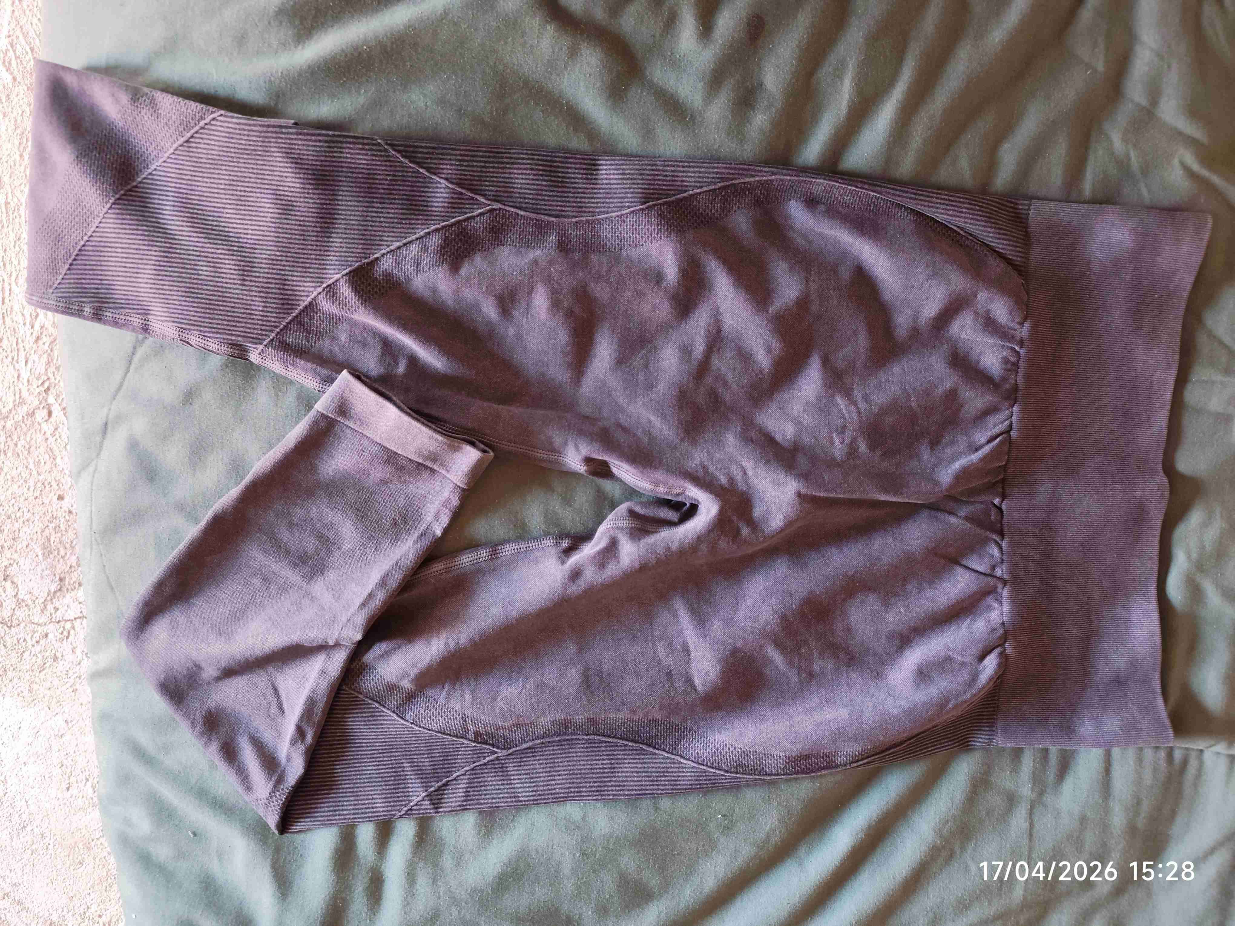 Leggings deportivos gris y negro - miniatura 1