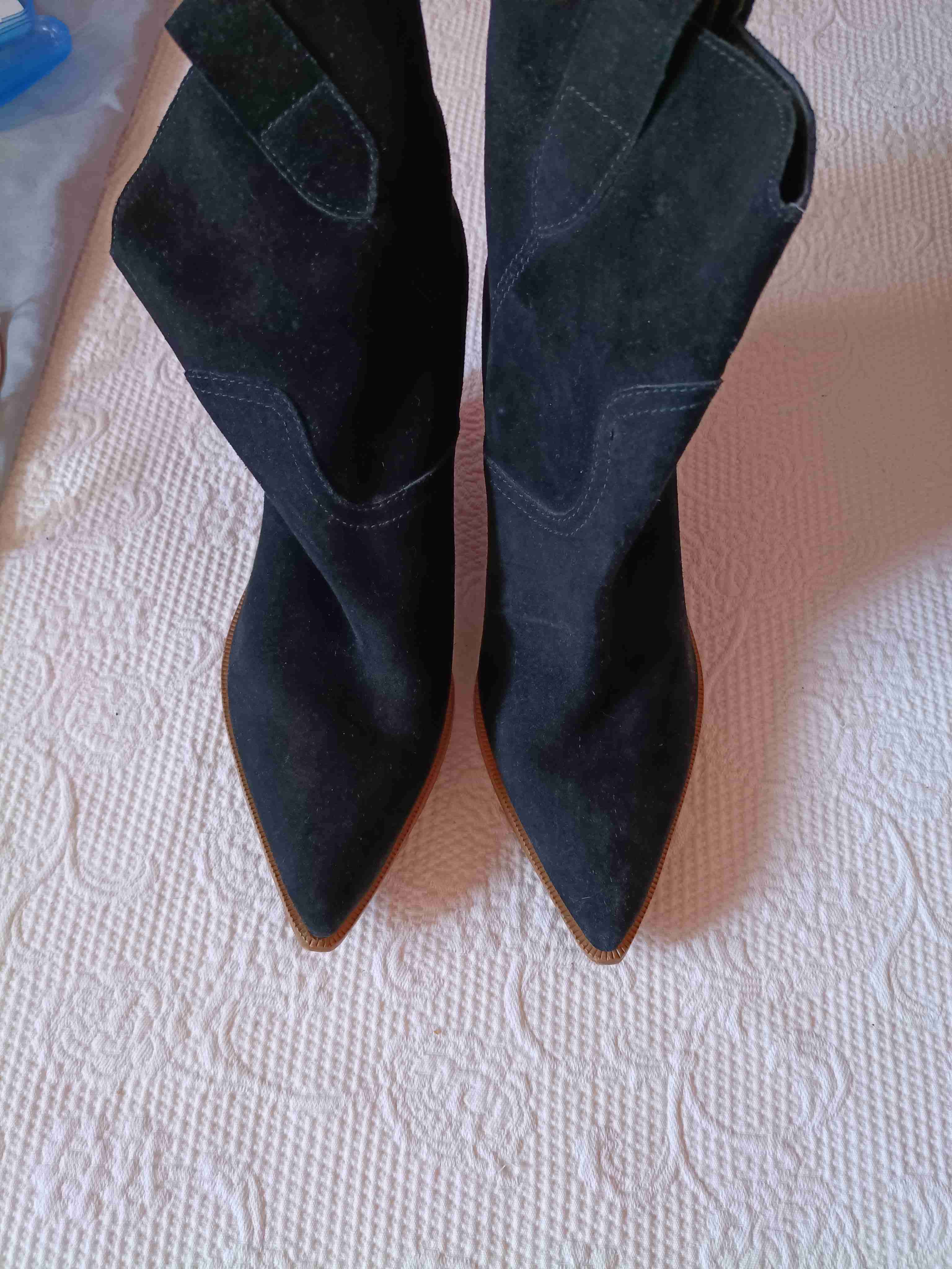 Botines de cuero negro Marc Fisher - miniatura 3