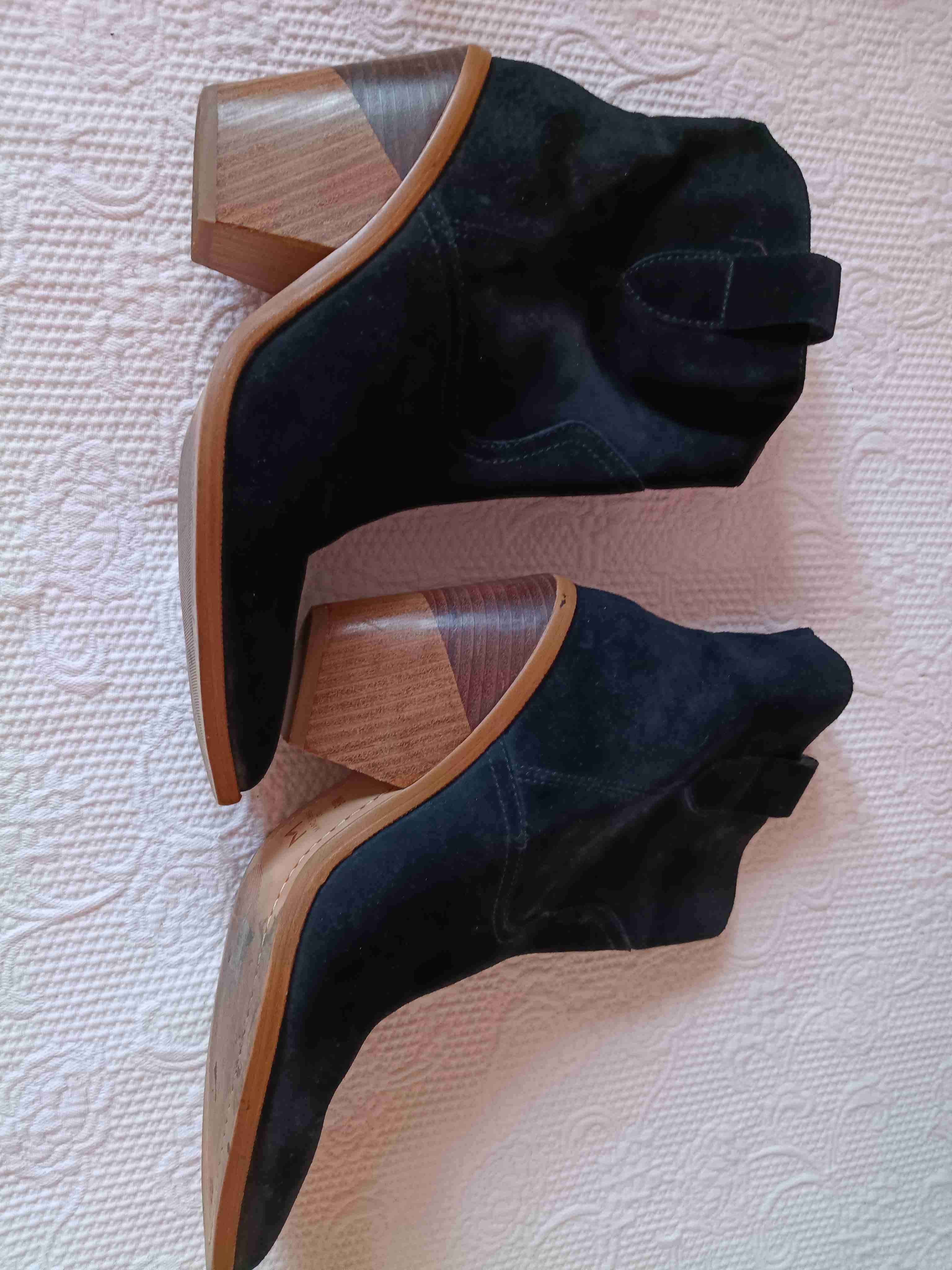 Botines de cuero negro Marc Fisher - miniatura 5