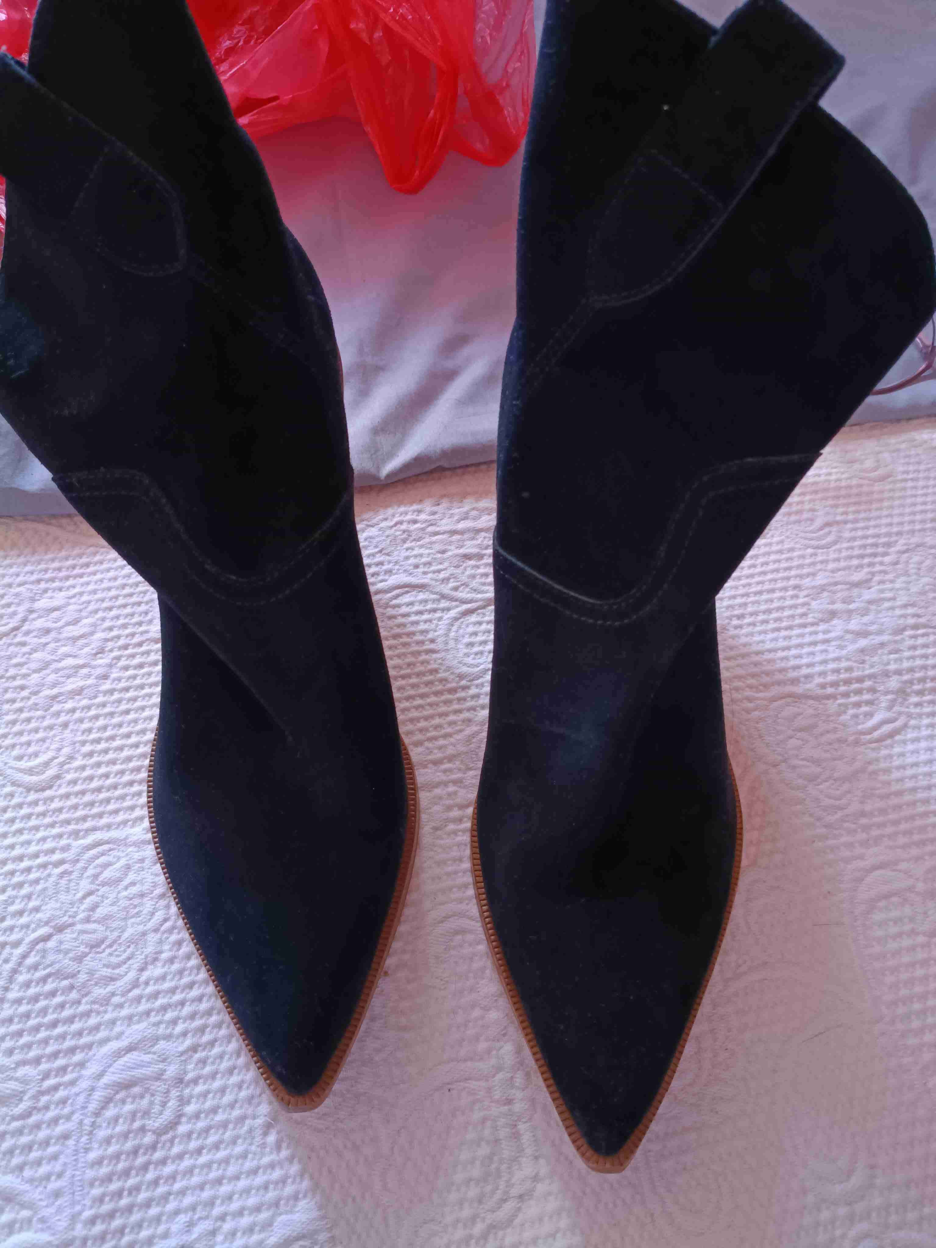 Botines de cuero negro Marc Fisher - miniatura 6